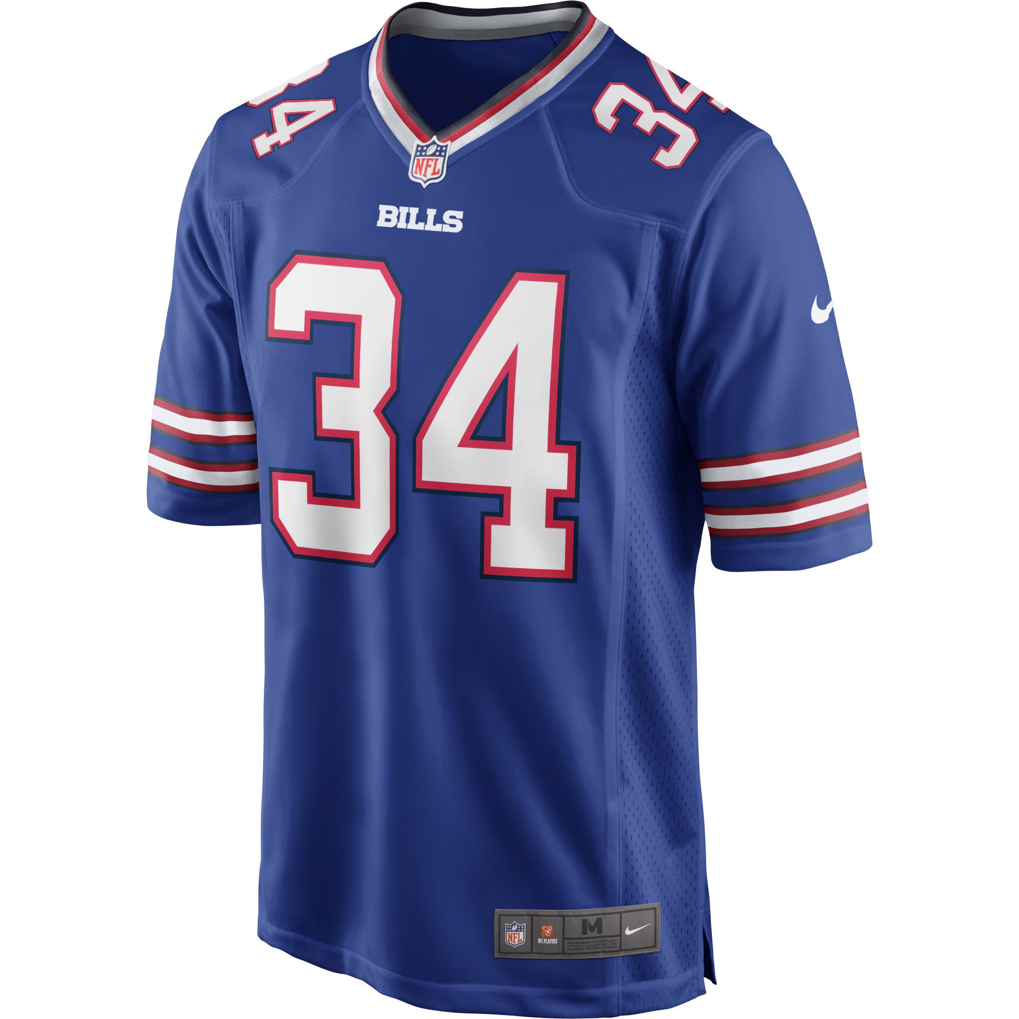 Buffalo Bills Thurman Thomas Royal Game Retired Player Jersey