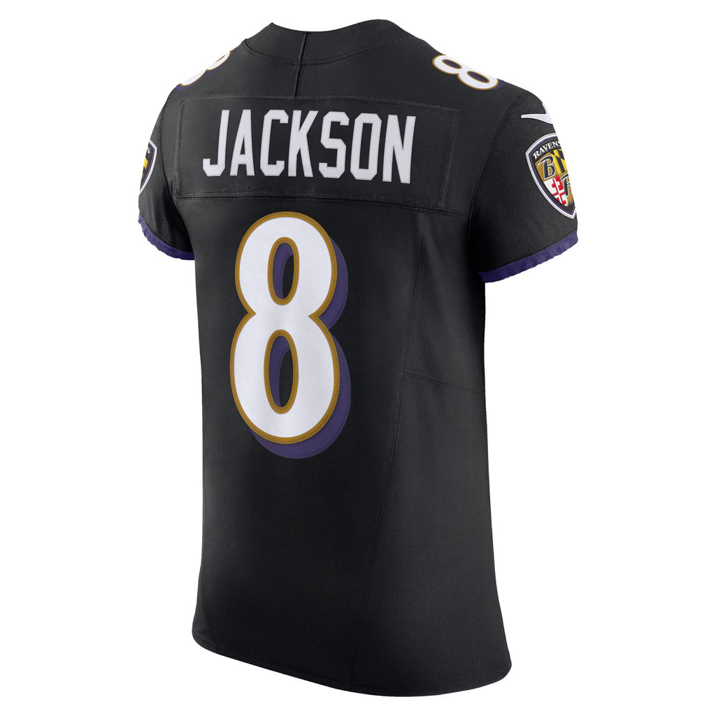 Baltimore Ravens Lamar Jackson Black Alternate Vapor F.U.S.E. Elite Jersey
