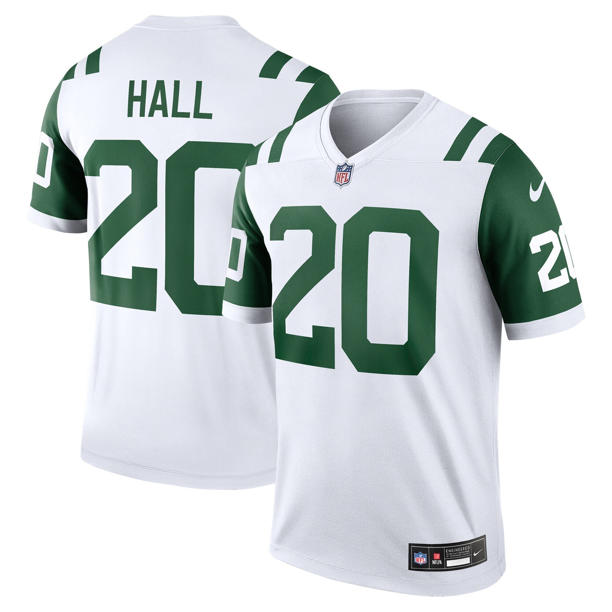 New York Jets Breece Hall White Legend Player Performance Top