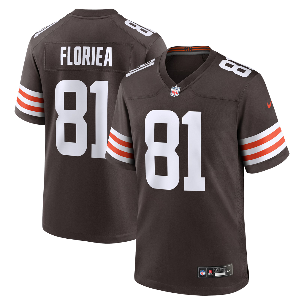 Cleveland Browns Luke Floriea Brown Team Game Jersey