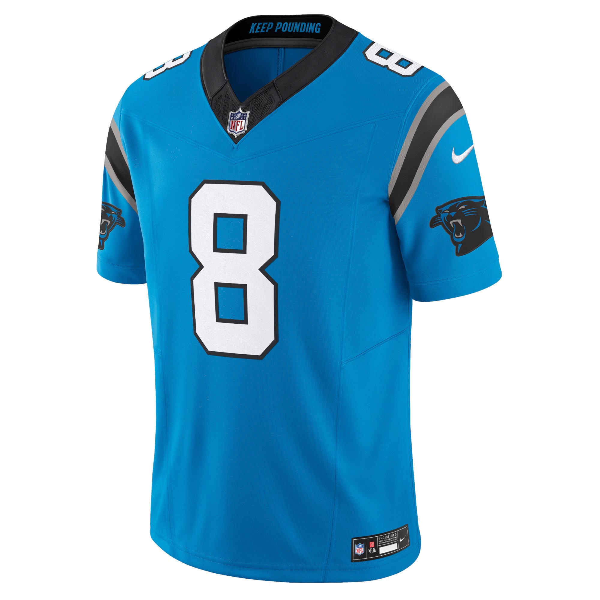 Carolina Panthers Jaycee Horn Blue Vapor F.U.S.E. Limited Jersey