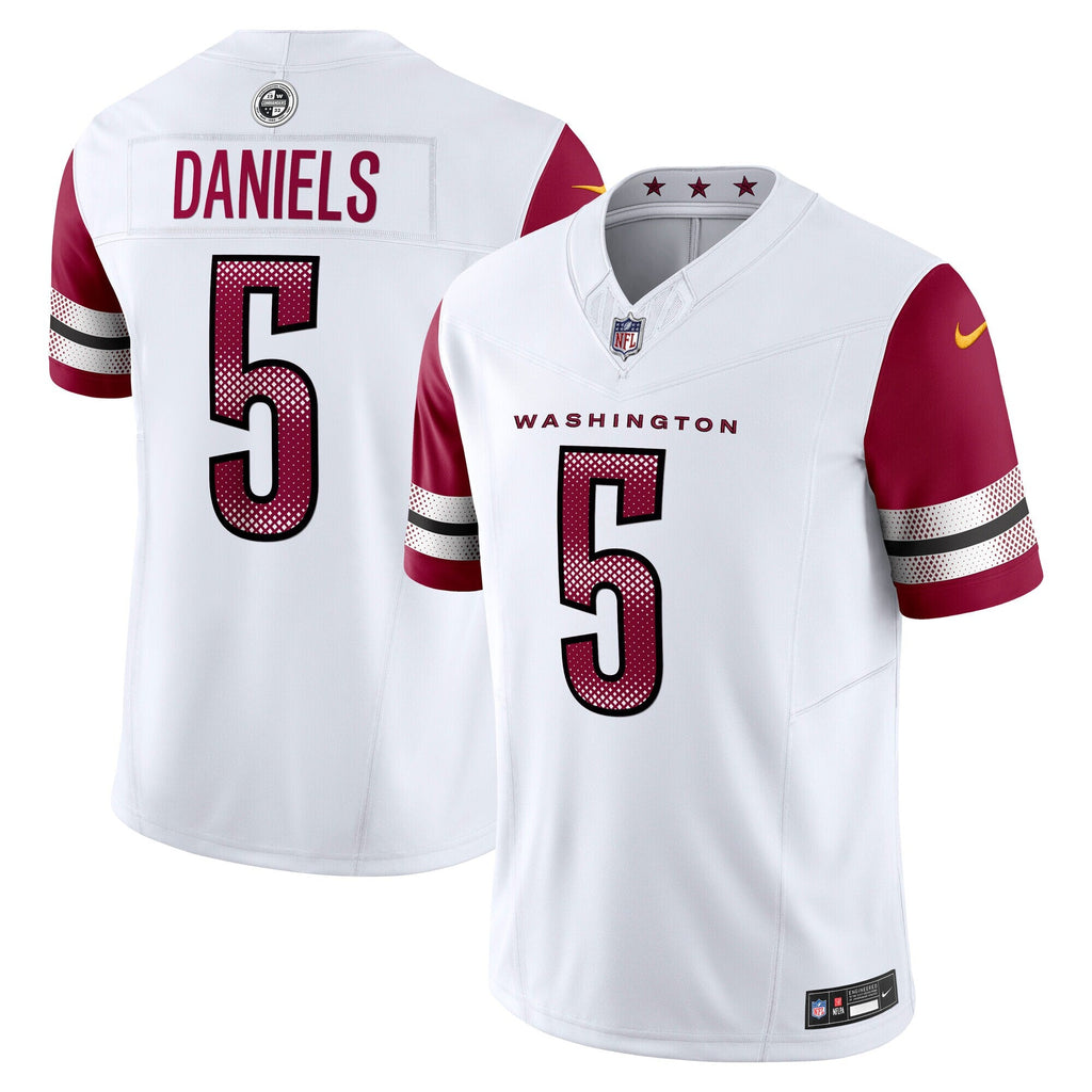 Washington Commanders Jayden Daniels White Vapor F.U.S.E. Limited Jersey