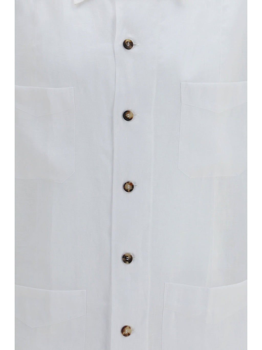 Brunello Cucinelli Men Linen Shirt