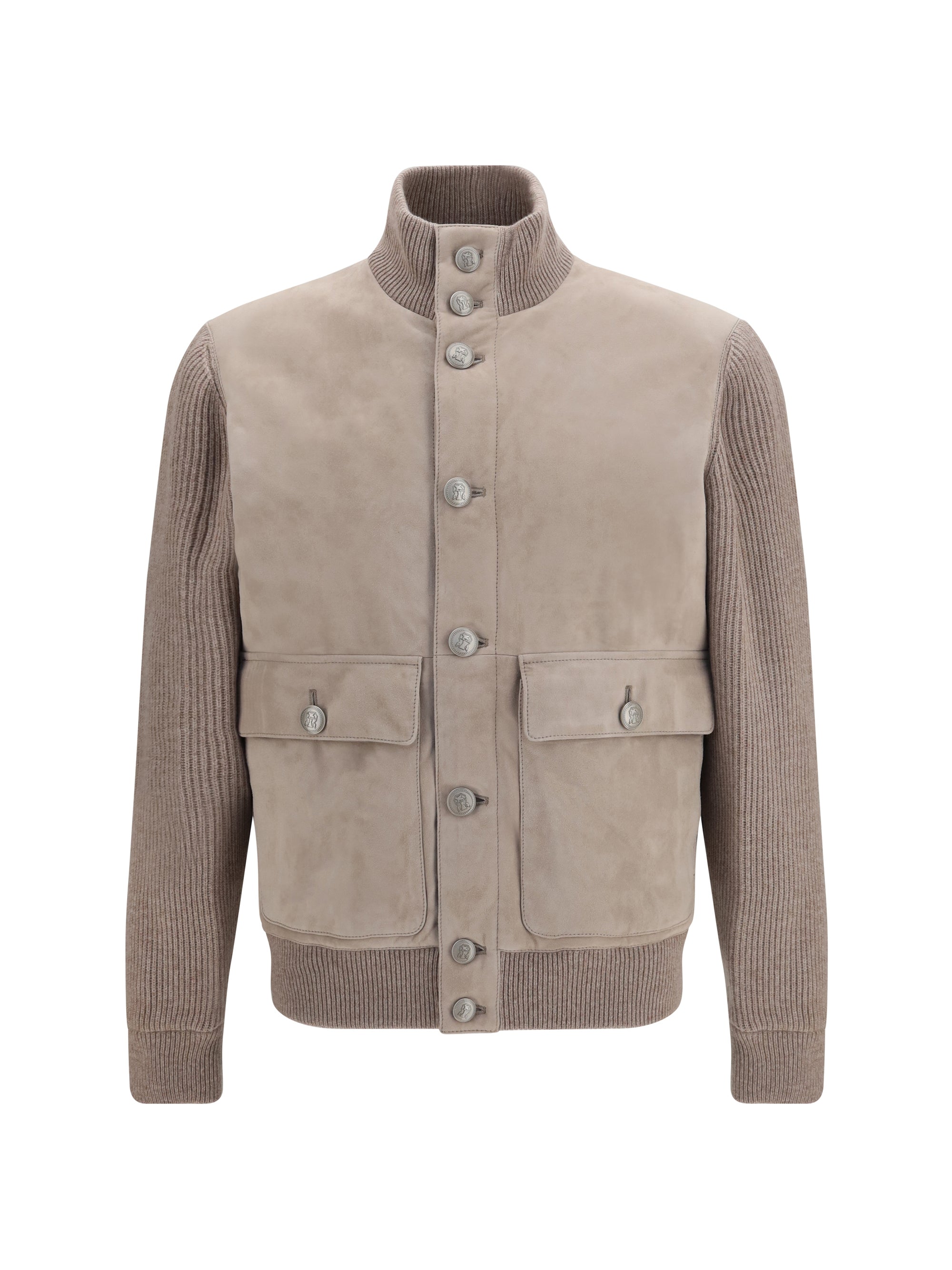 Brunello Cucinelli Men Suede Jacket