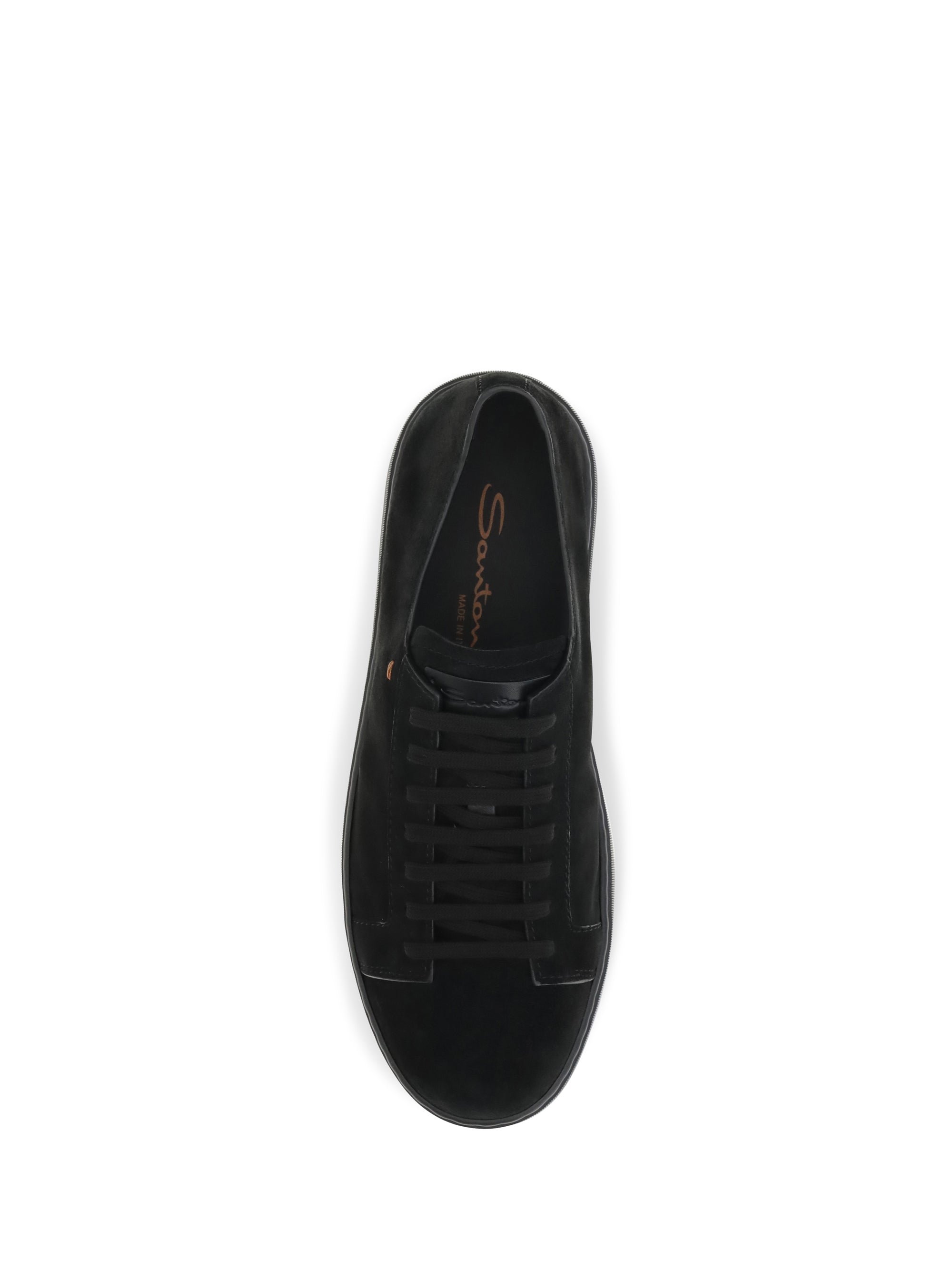 Santoni Men Suede Sneakers