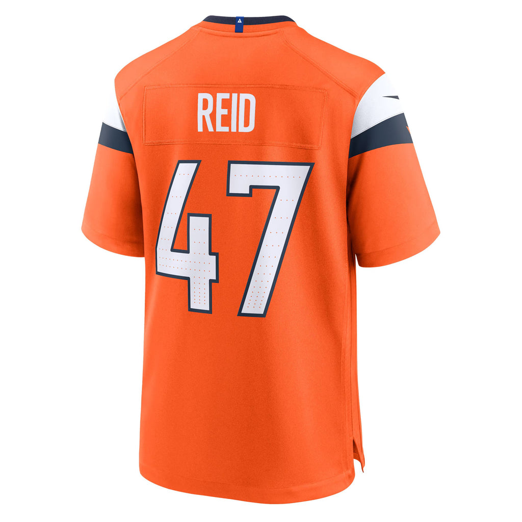 Denver Broncos Karene Reid Orange Team Game Jersey
