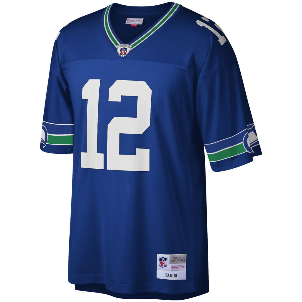 Seattle Seahawks 12s Mitchell & Ness Royal Legacy Replica Jersey
