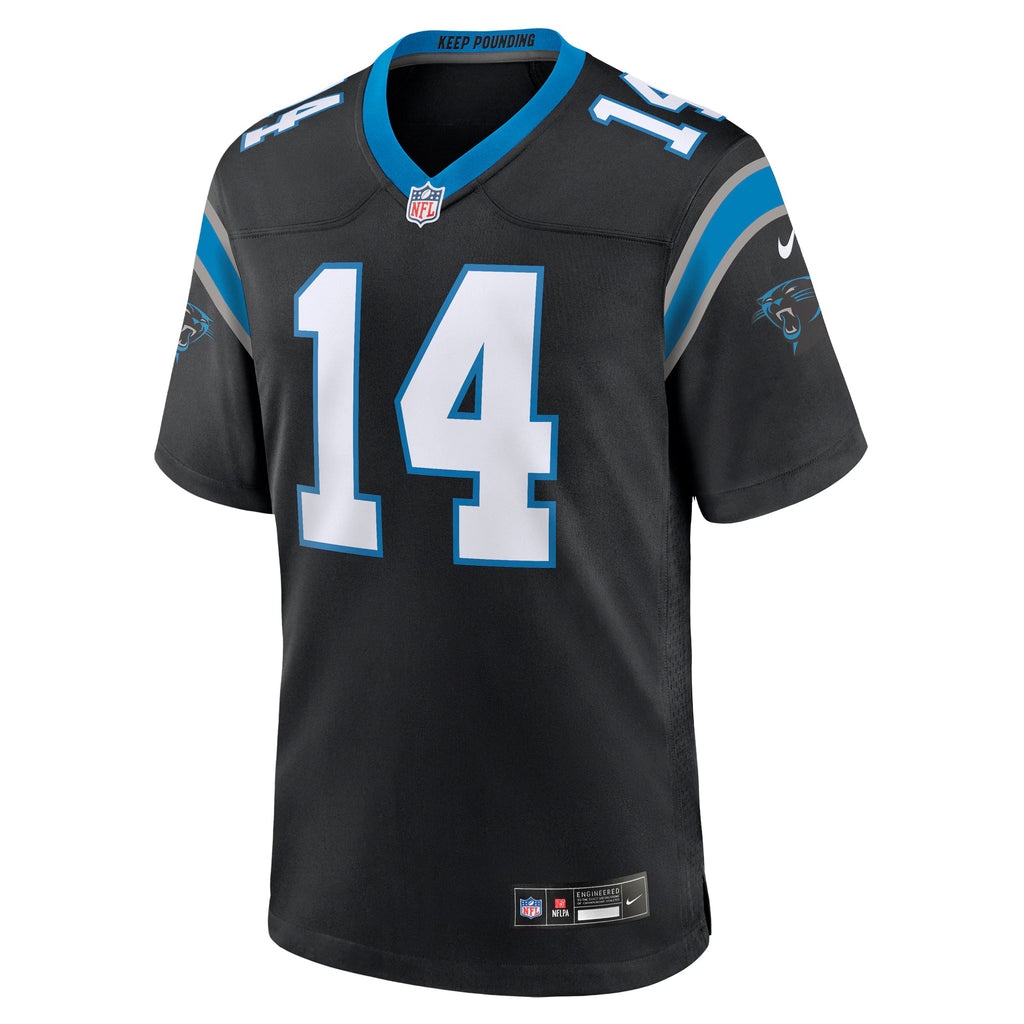 Carolina Panthers Andy Dalton Black Team Game Jersey