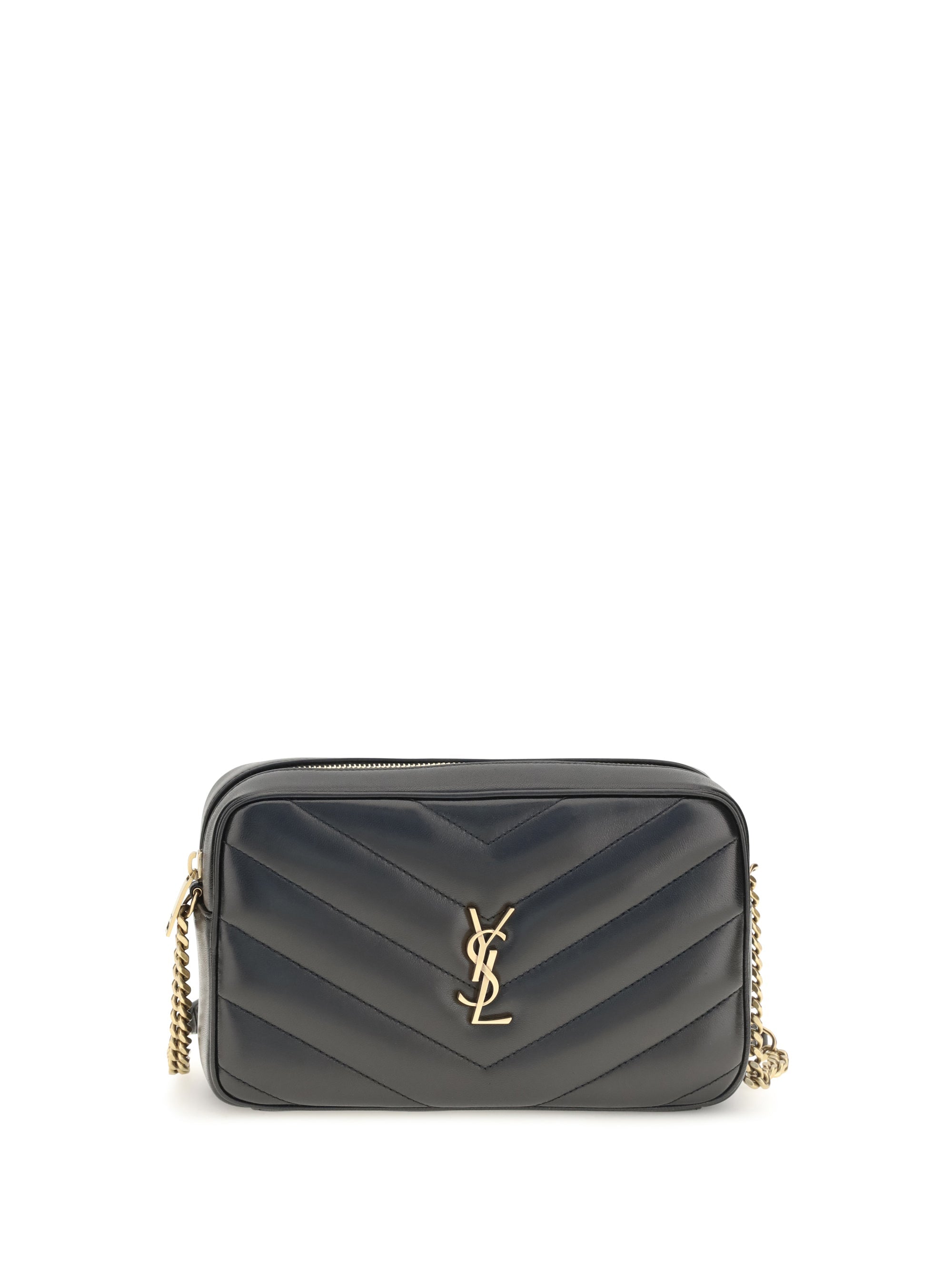 Saint Laurent Women Loulou Matelassé Leather Crossbody Bag