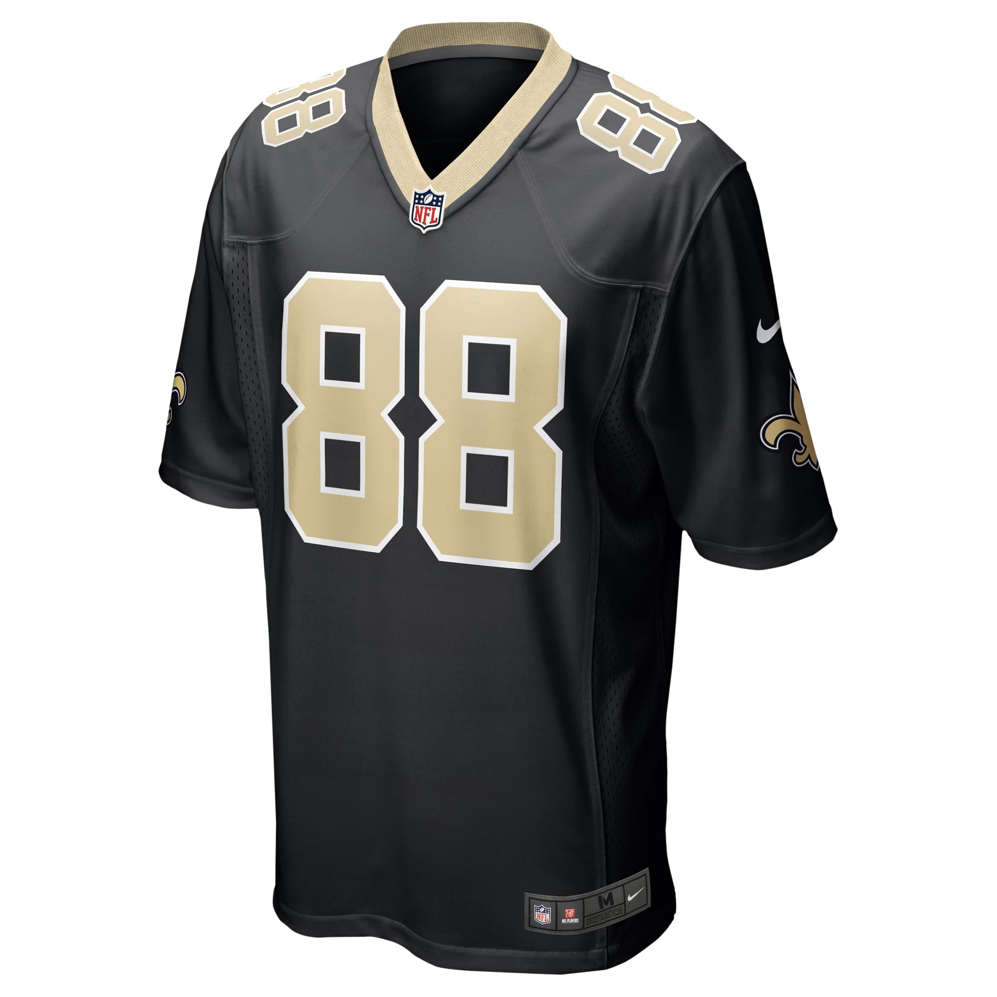 New Orleans Saints Shaquan Davis Black Game Jersey