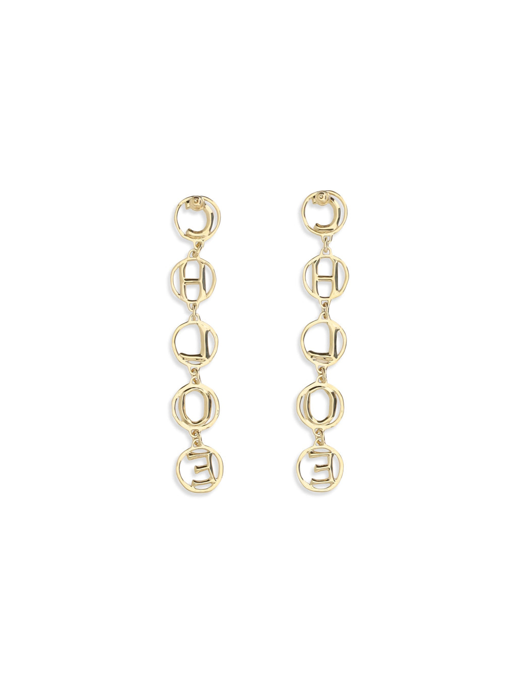 Chloé Women Script Drop Earrings