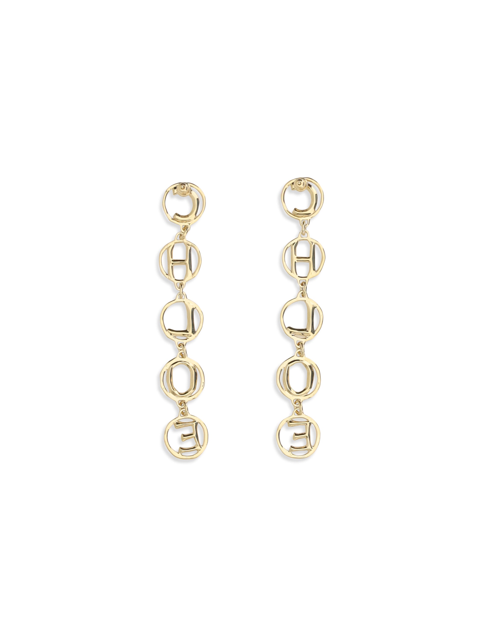 Chloé Women Script Drop Earrings