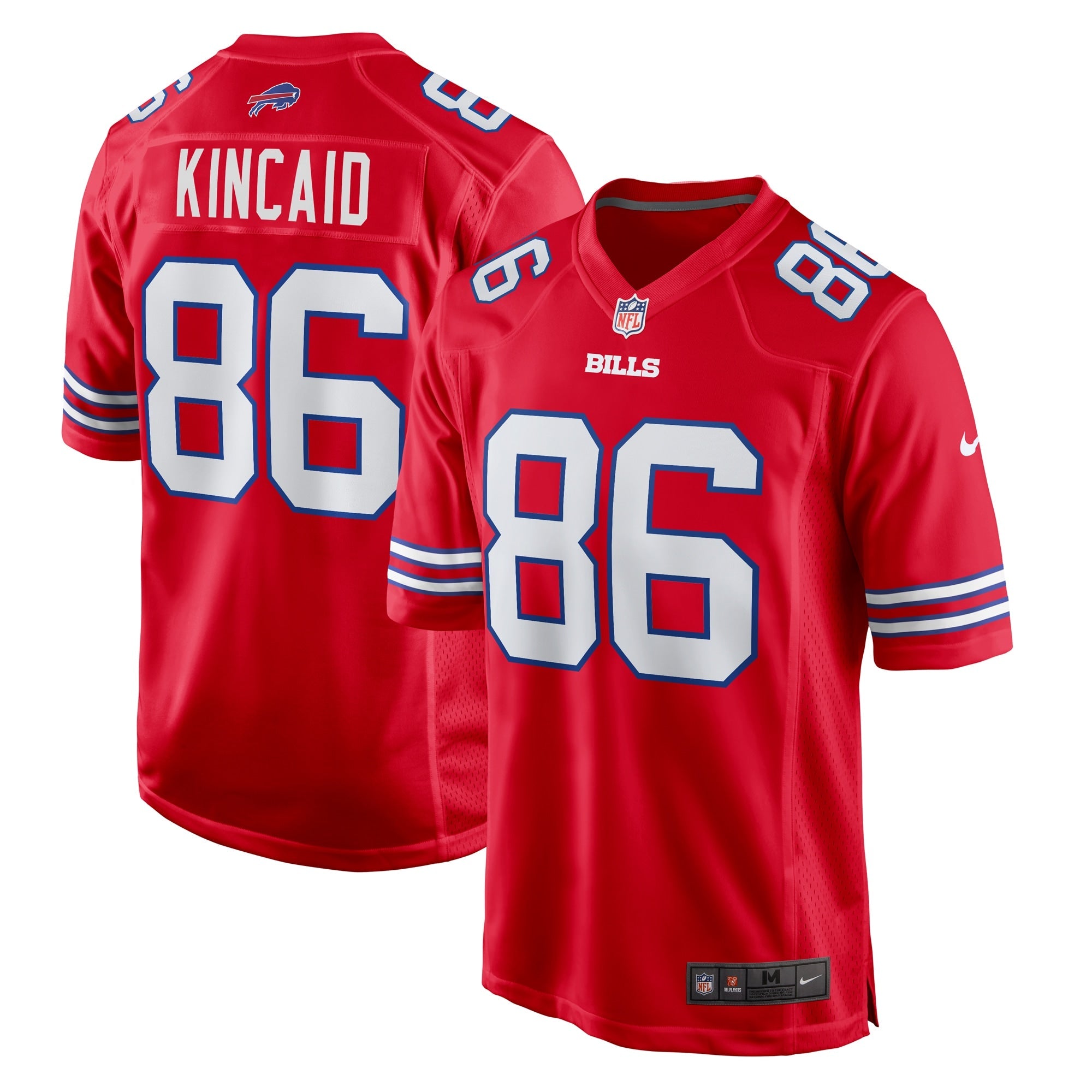 Buffalo Bills Dalton Kincaid Red Alternate Game Jersey