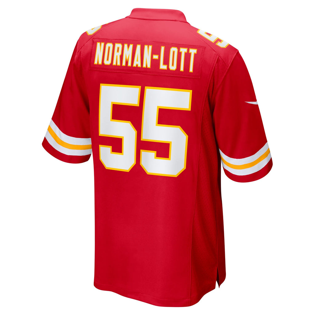 Kansas City Chiefs Omarr Norman-Lott Red Team Game Jersey