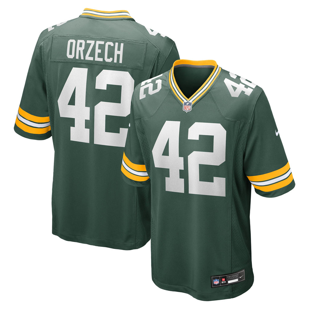 Green Bay Packers Matt Orzech Green Game Jersey