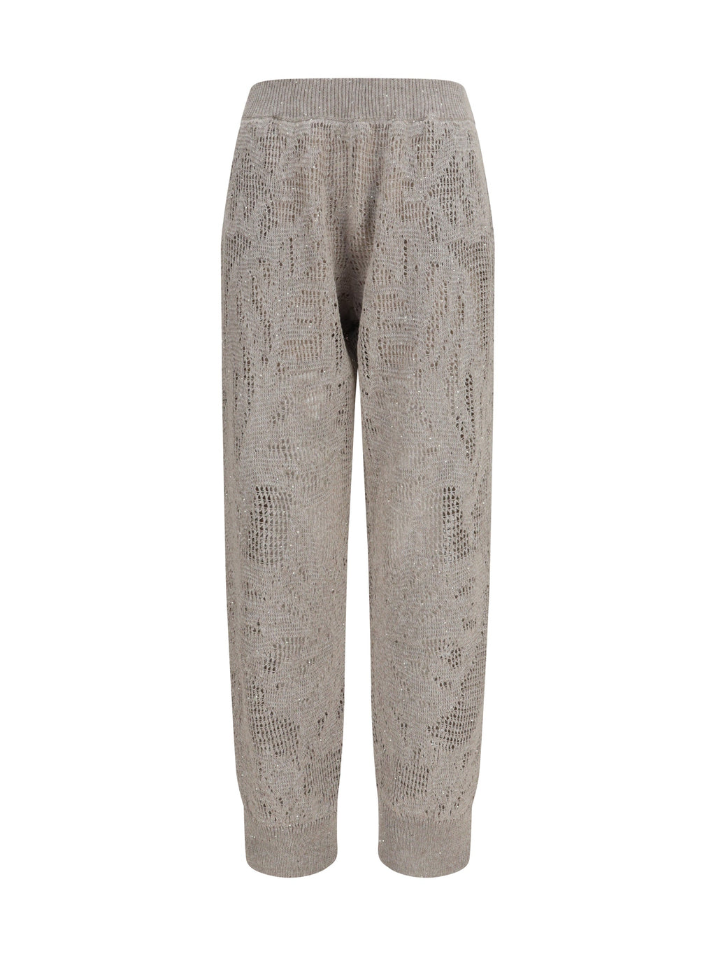 Brunello Cucinelli Women Track Dazzling Water Lillies Pants