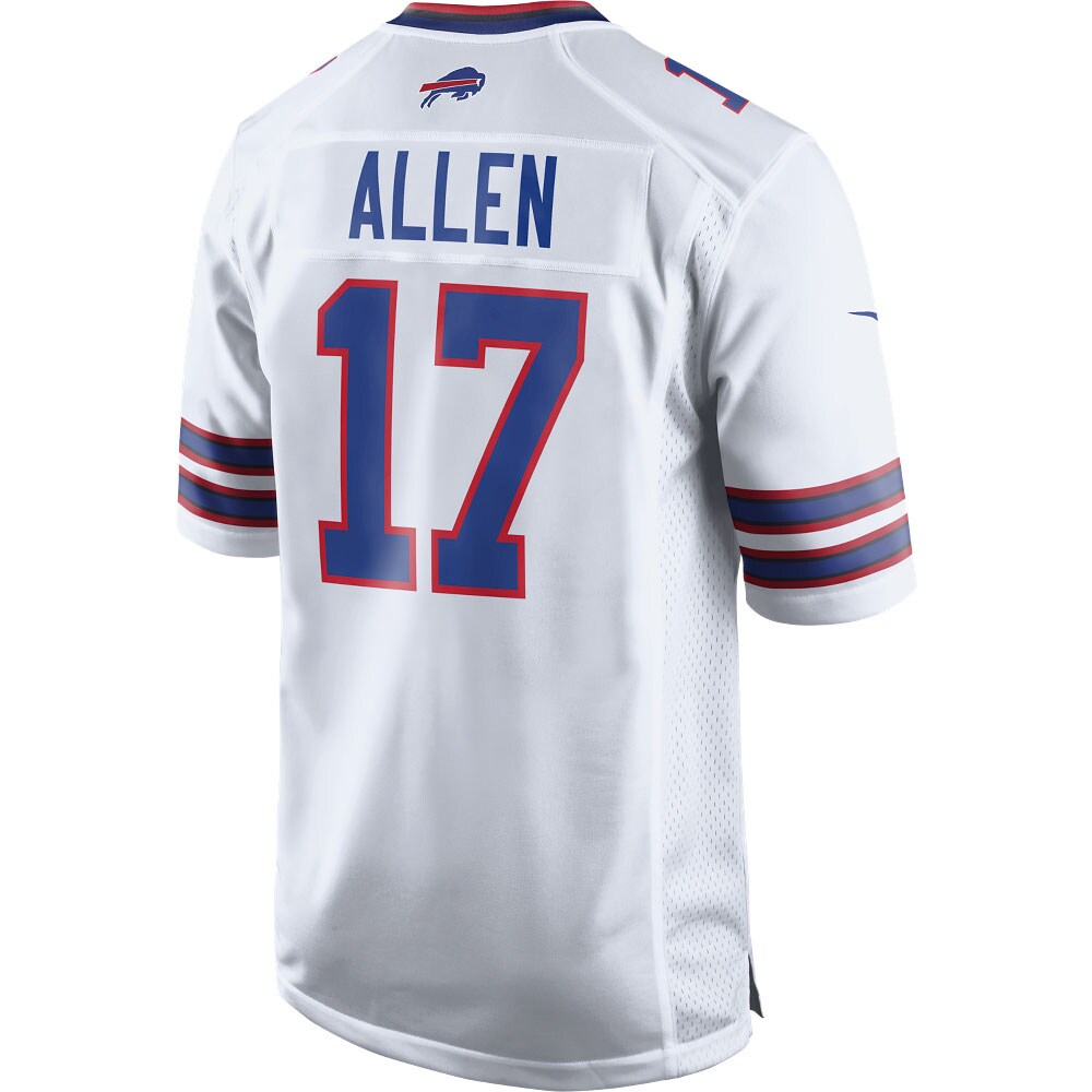 Buffalo Bills Josh Allen White Game Player Jersey
