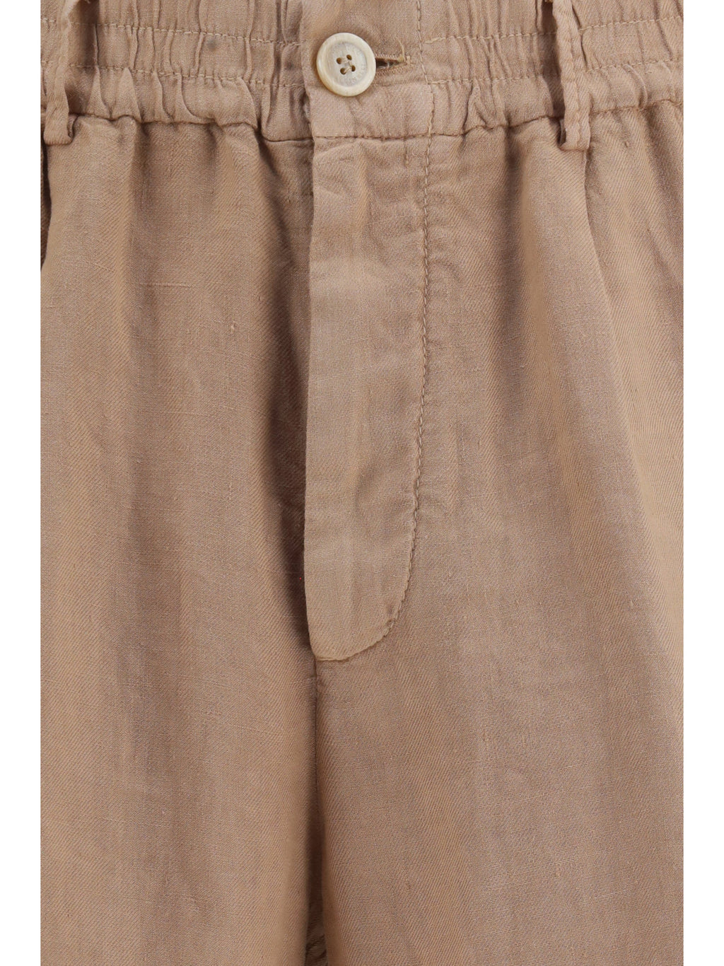 Brunello Cucinelli Men Lightweight Délavé Linen Shorts