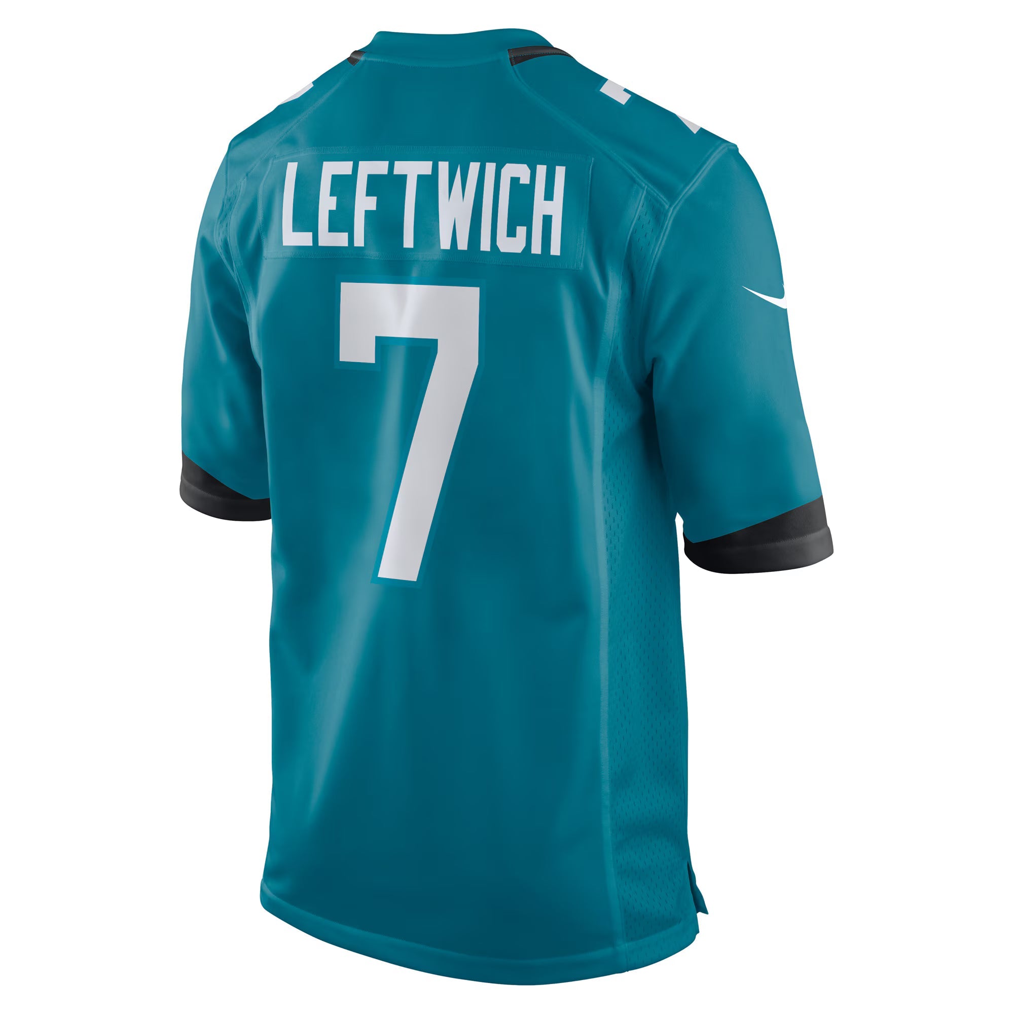 Jacksonville Jaguars Byron Leftwich Teal Retired Player Game Jersey