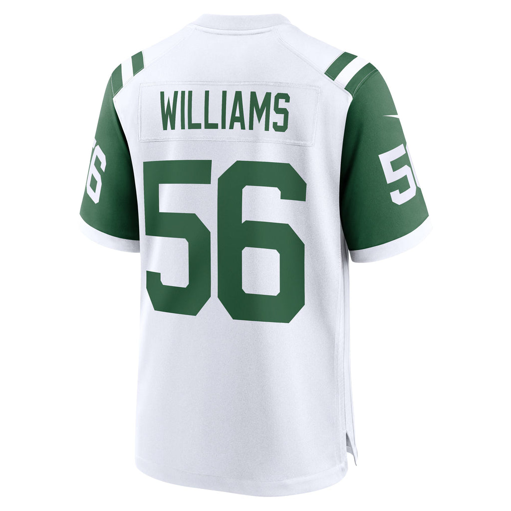 New York Jets Quincy Williams White Alternate Game Jersey