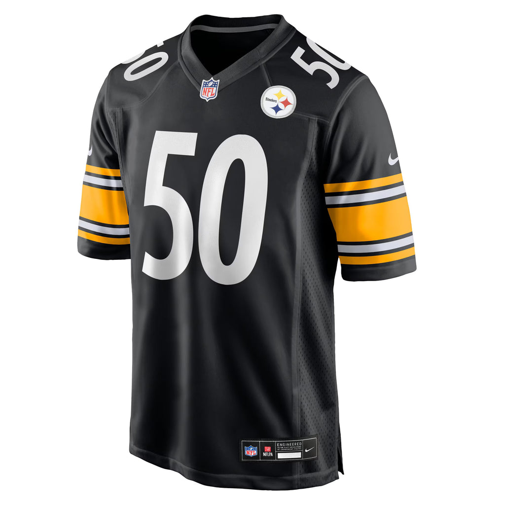 Pittsburgh Steelers Malik Harrison Black Team Game Jersey