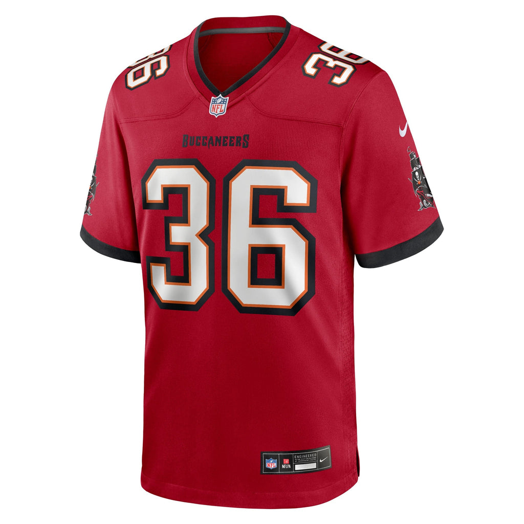 Tampa Bay Buccaneers JJ Roberts Red Team Game Jersey