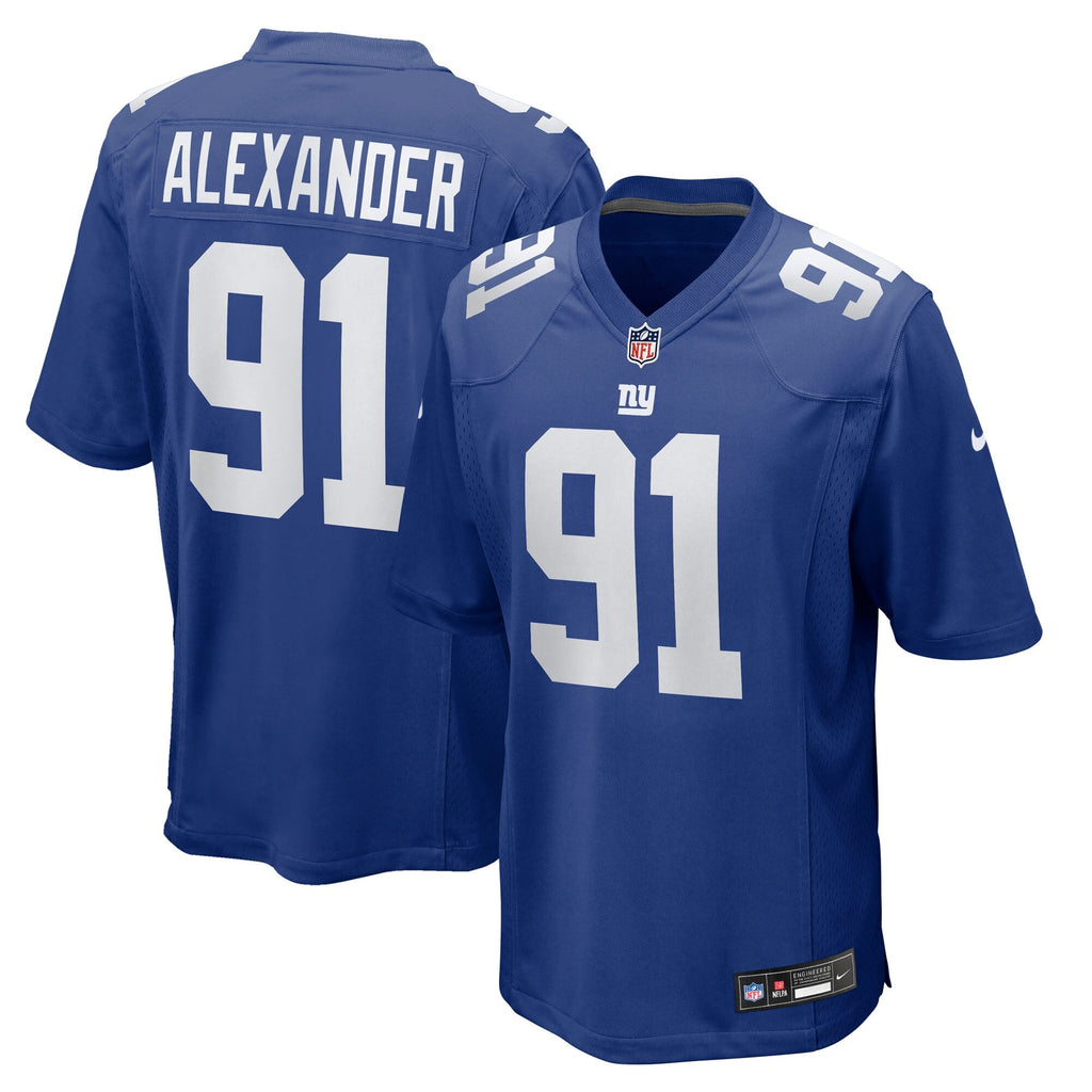 New York Giants Darius Alexander Royal Team Game Jersey