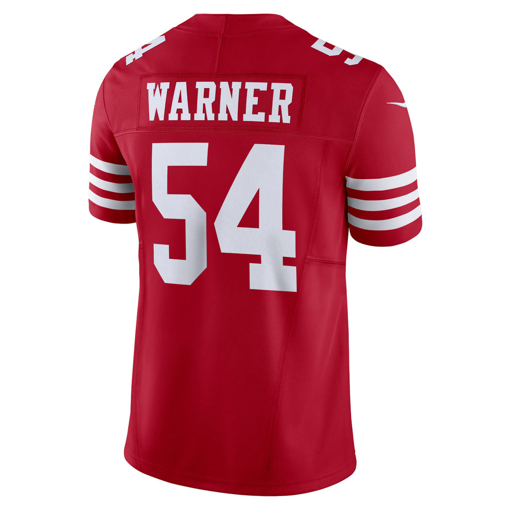 San Francisco 49ers Fred Warner Scarlet Vapor F.U.S.E. Limited Jersey