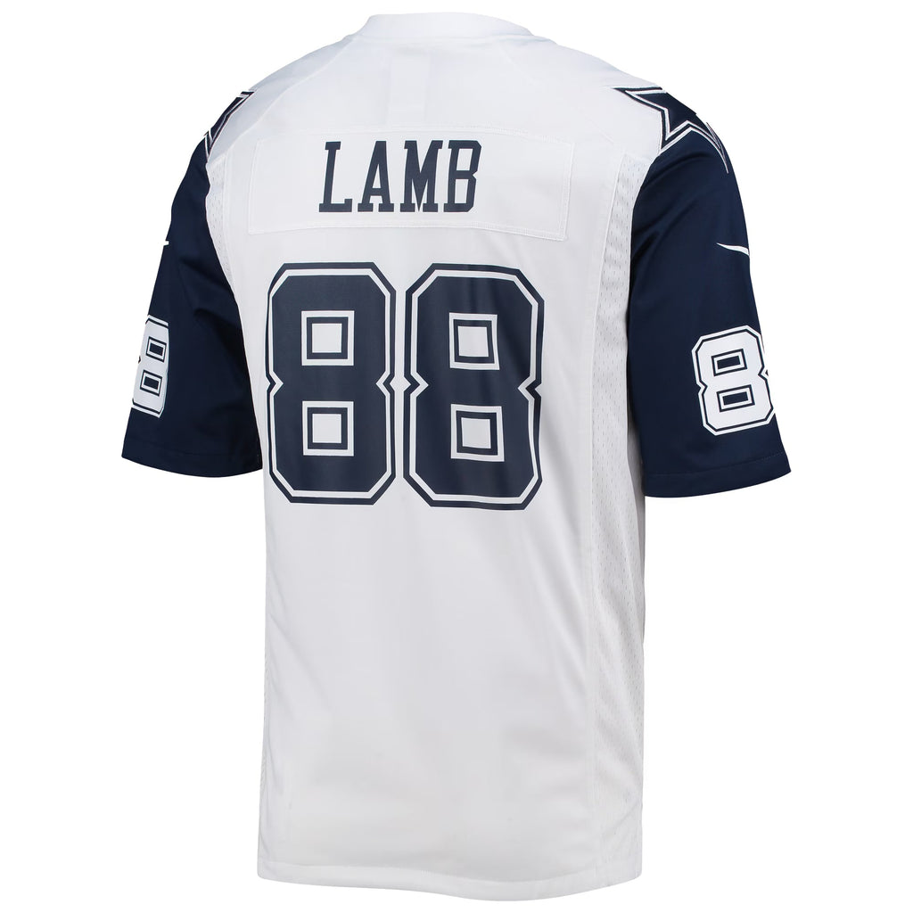 Dallas Cowboys CeeDee Lamb White Alternate Game Team Jersey