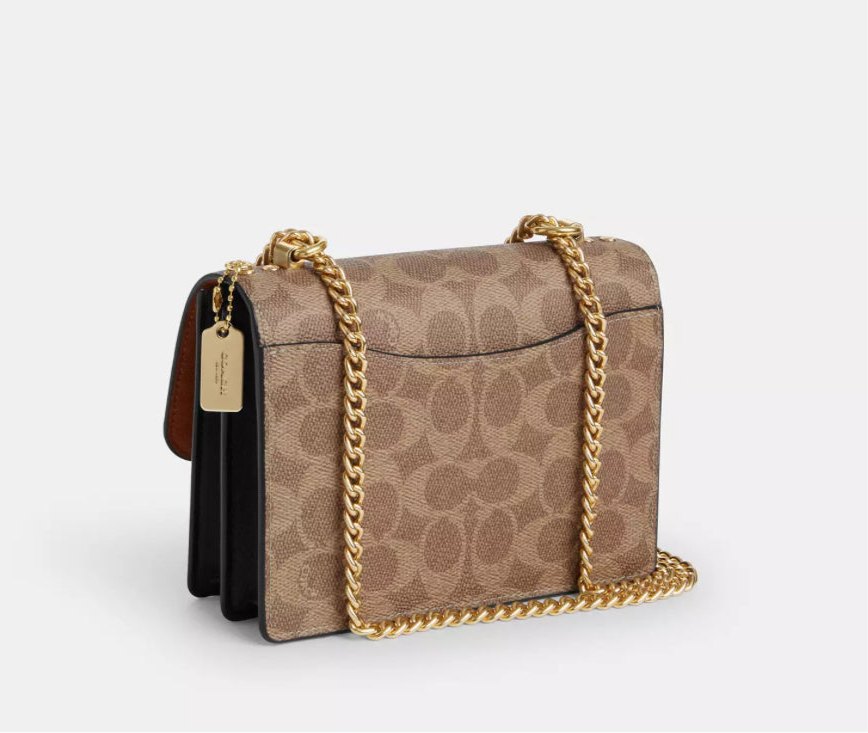 NWT Coach Mini Klare Crossbody In Signature Canvas & Leather