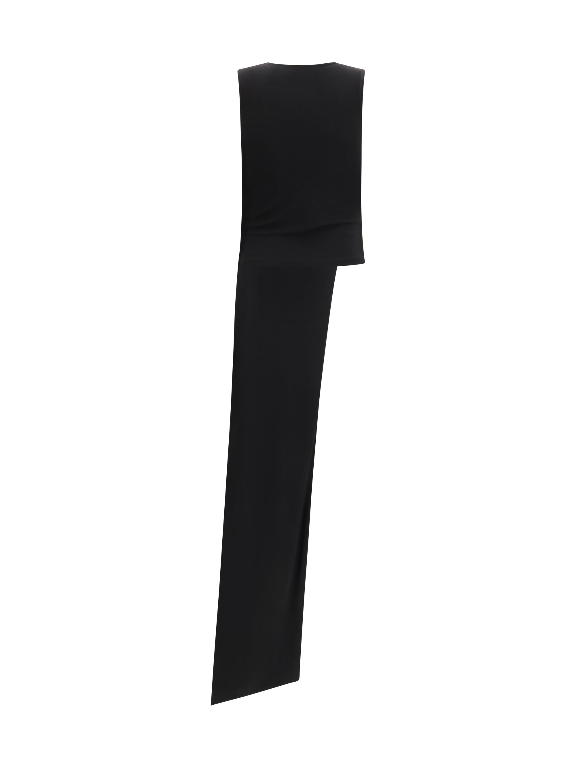Ami Paris Women Sleeveless Top With Lavallière Neckline In Jersey