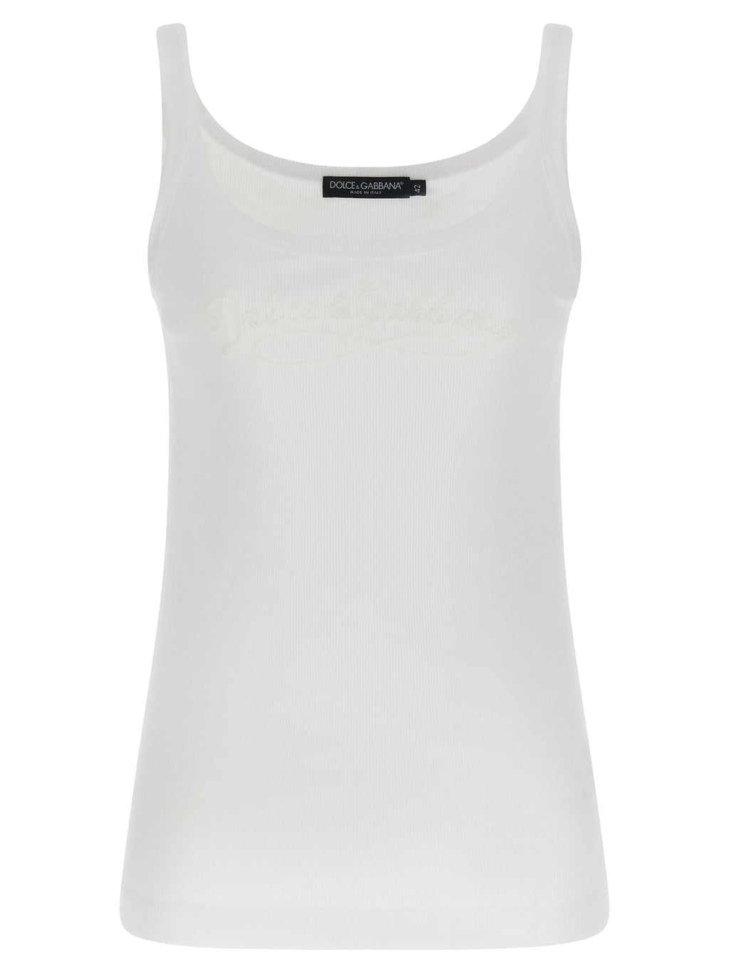 Dolce & Gabbana Women Logo Embroidery Tank Top