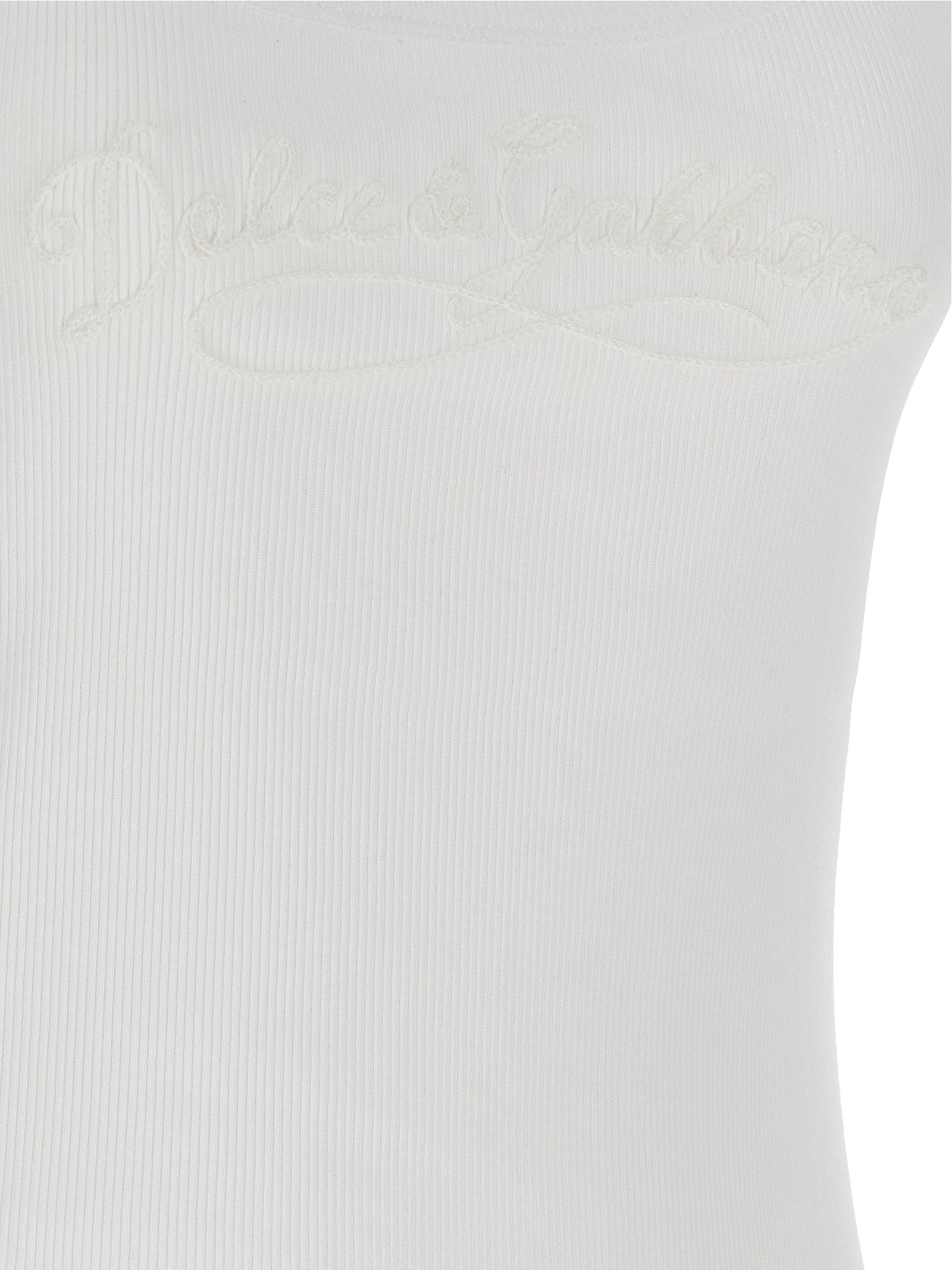 Dolce & Gabbana Women Logo Embroidery Tank Top