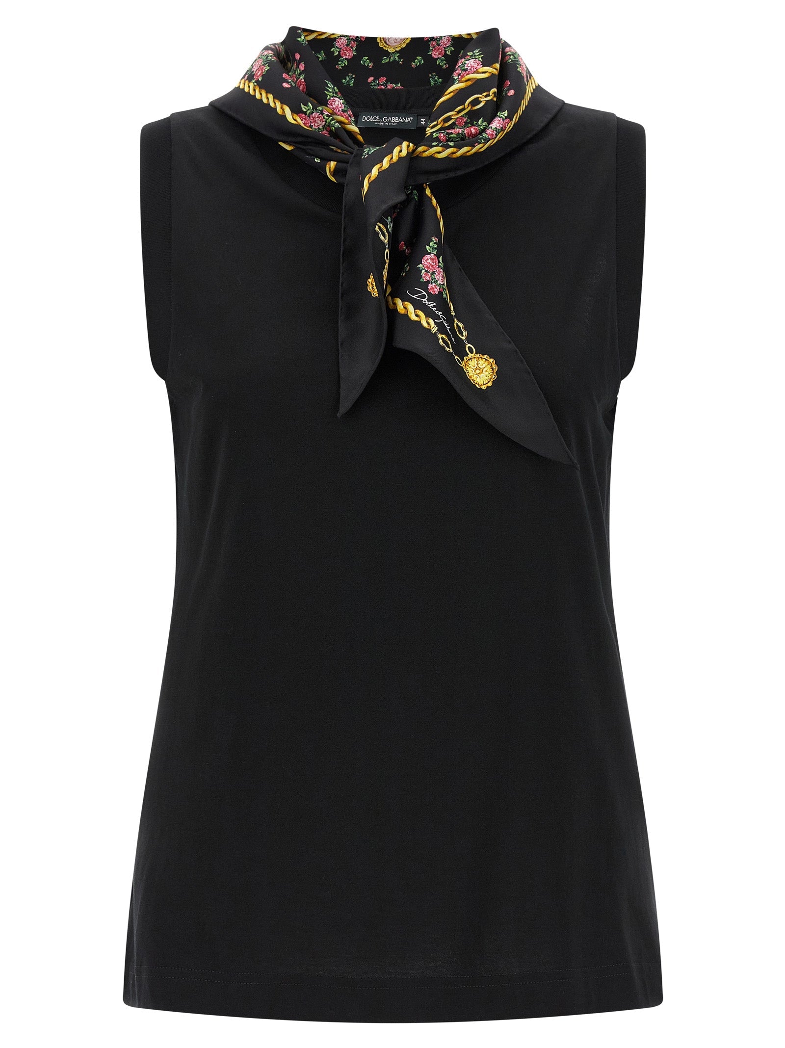 Dolce & Gabbana Women T-Shirt With Scarf