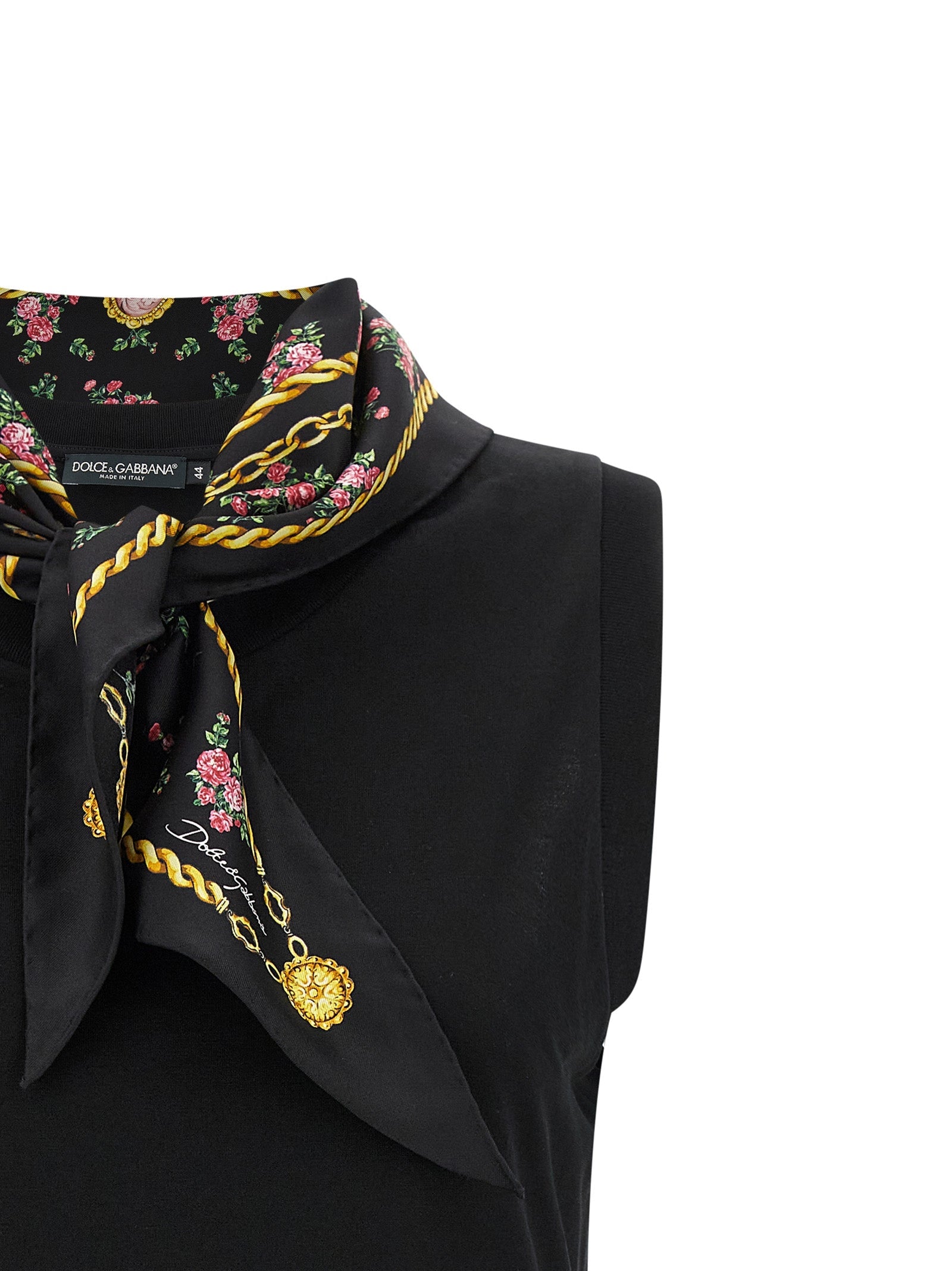Dolce & Gabbana Women T-Shirt With Scarf