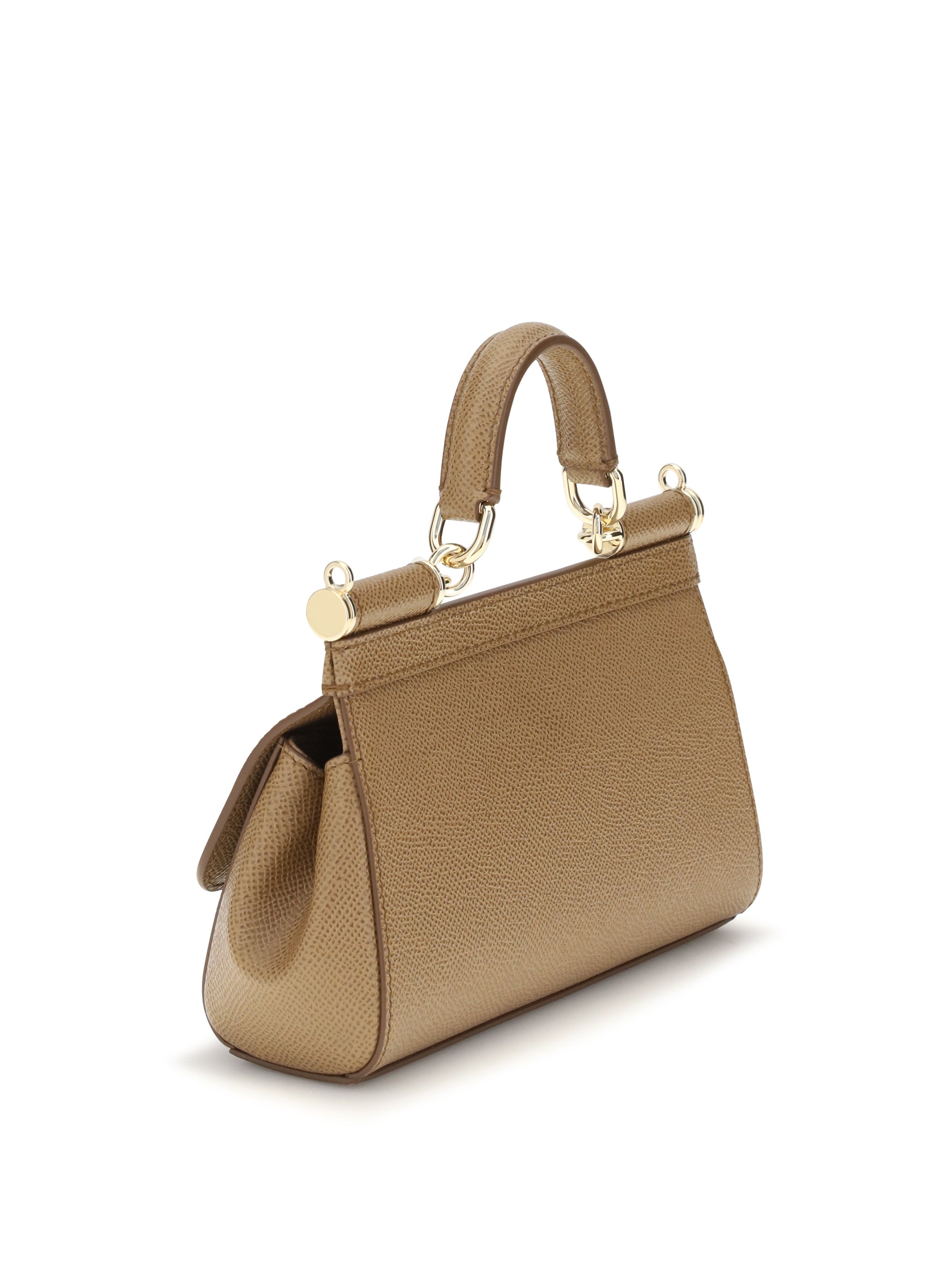 Dolce & Gabbana Women Sicily Small Leather Handbag