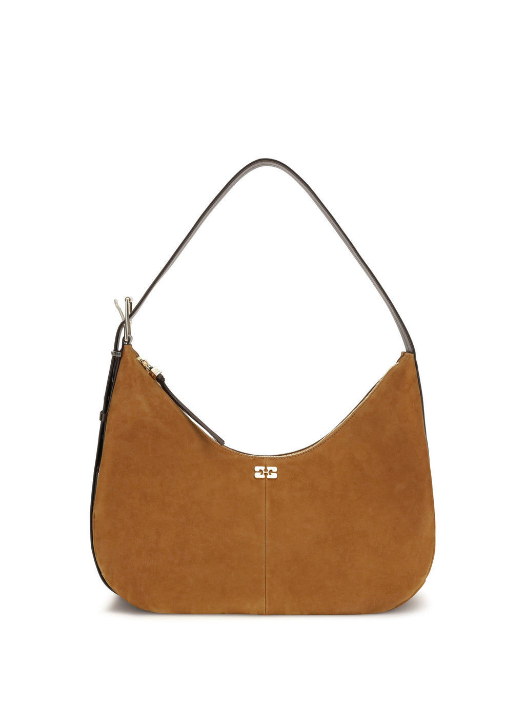 Ganni Women Suede Vegan Shoulder Bag