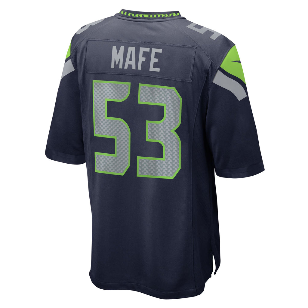 Seattle Seahawks Boye Mafe College Navy Game Jersey