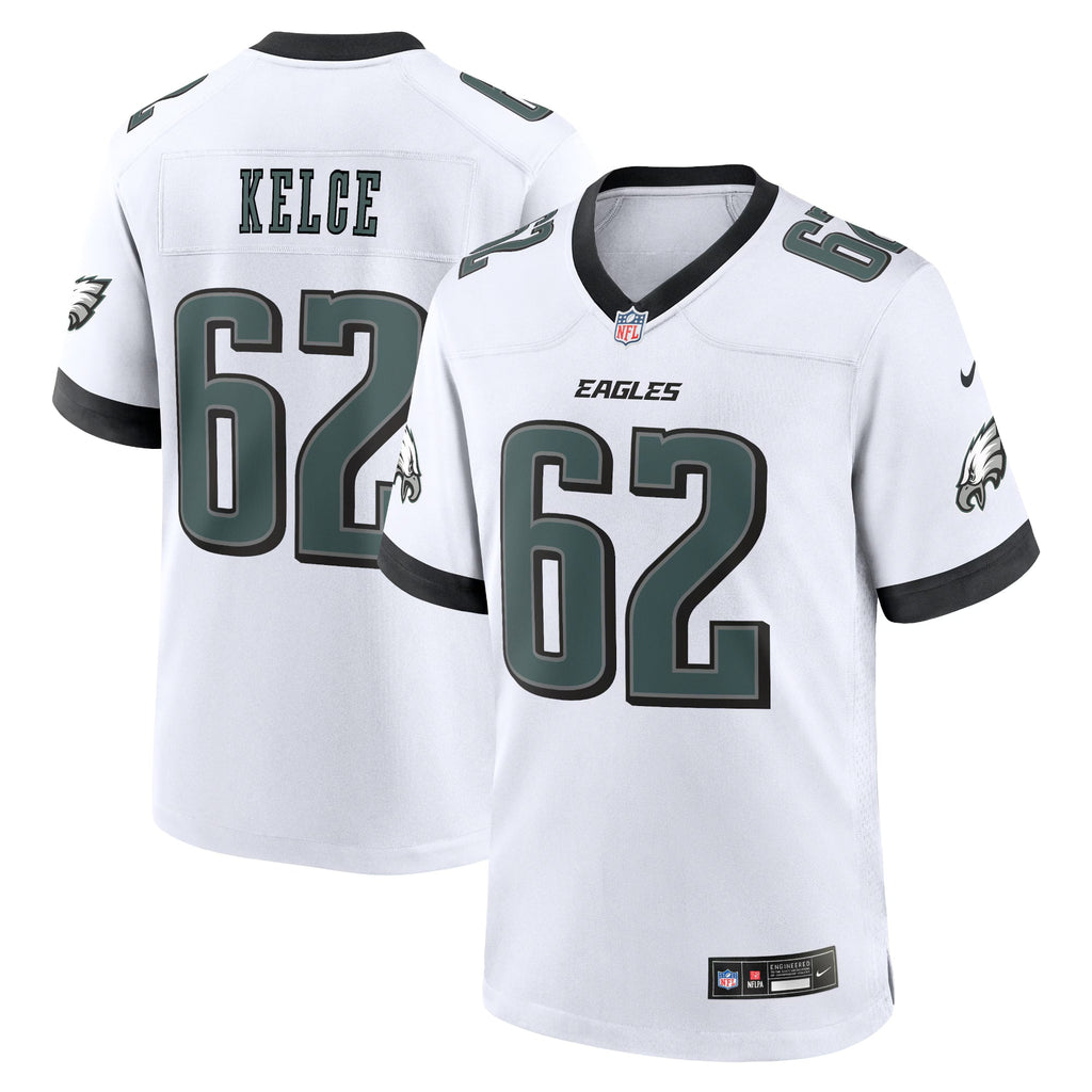 Philadelphia Eagles Jason Kelce White White Game Jersey