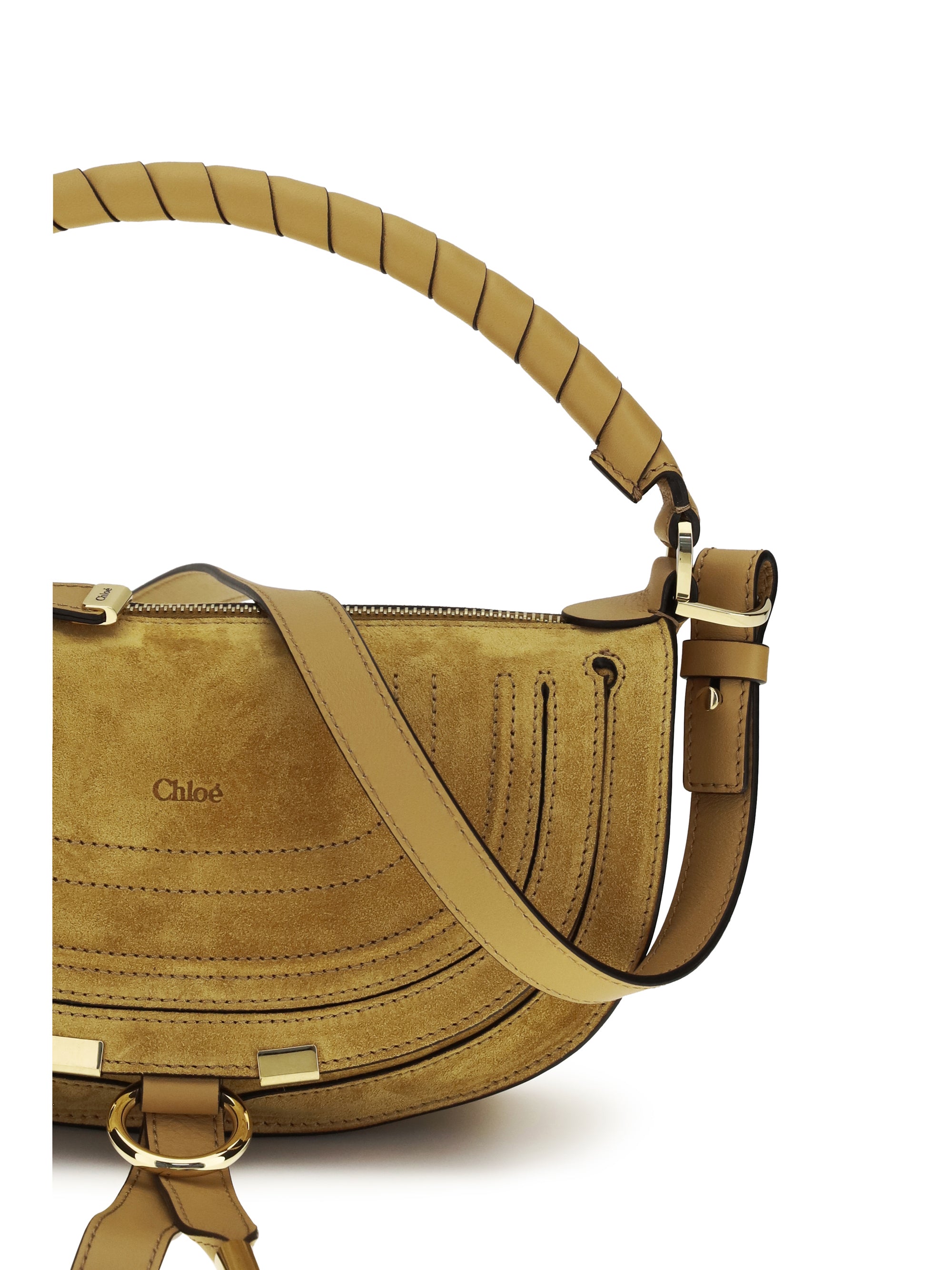 Chloé Women Marcie Suede Mini Shoulder Bag