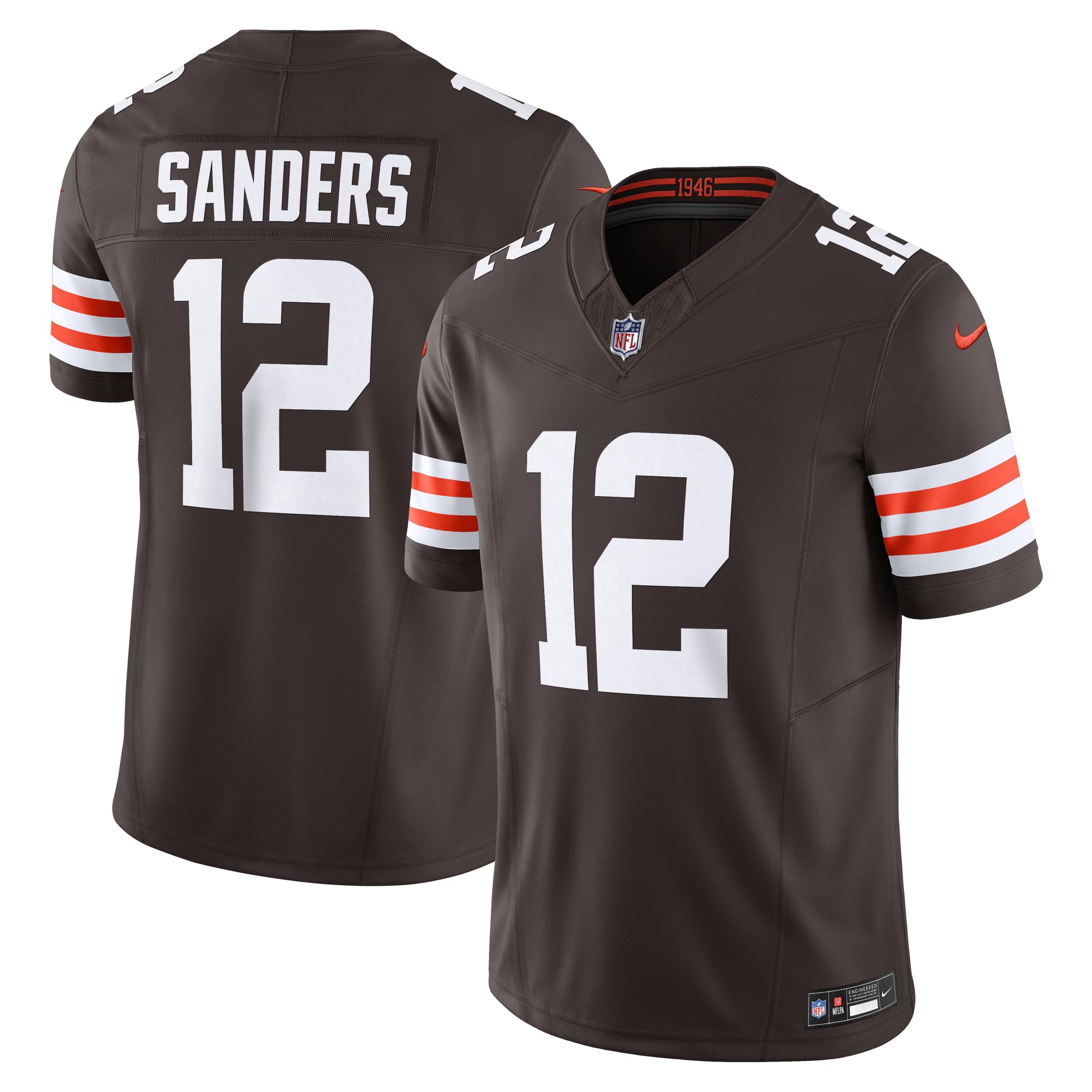 Cleveland Browns Shedeur Sanders Brown Team Vapor F.U.S.E. Limited Jersey