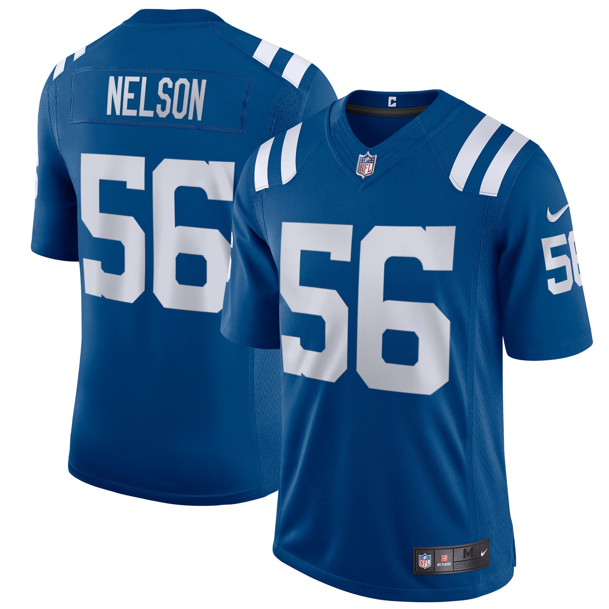 Indianapolis Colts Quenton Nelson Royal Vapor Limited Jersey