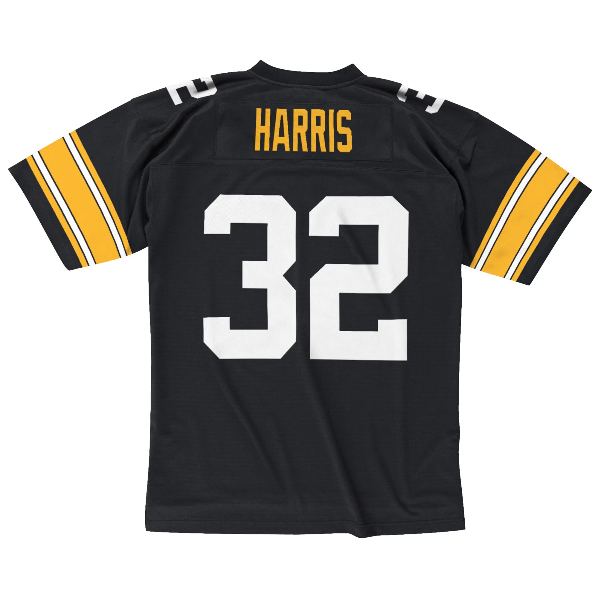 Pittsburgh Steelers Franco Harris Mitchell & Ness Black Legacy Replica Jersey
