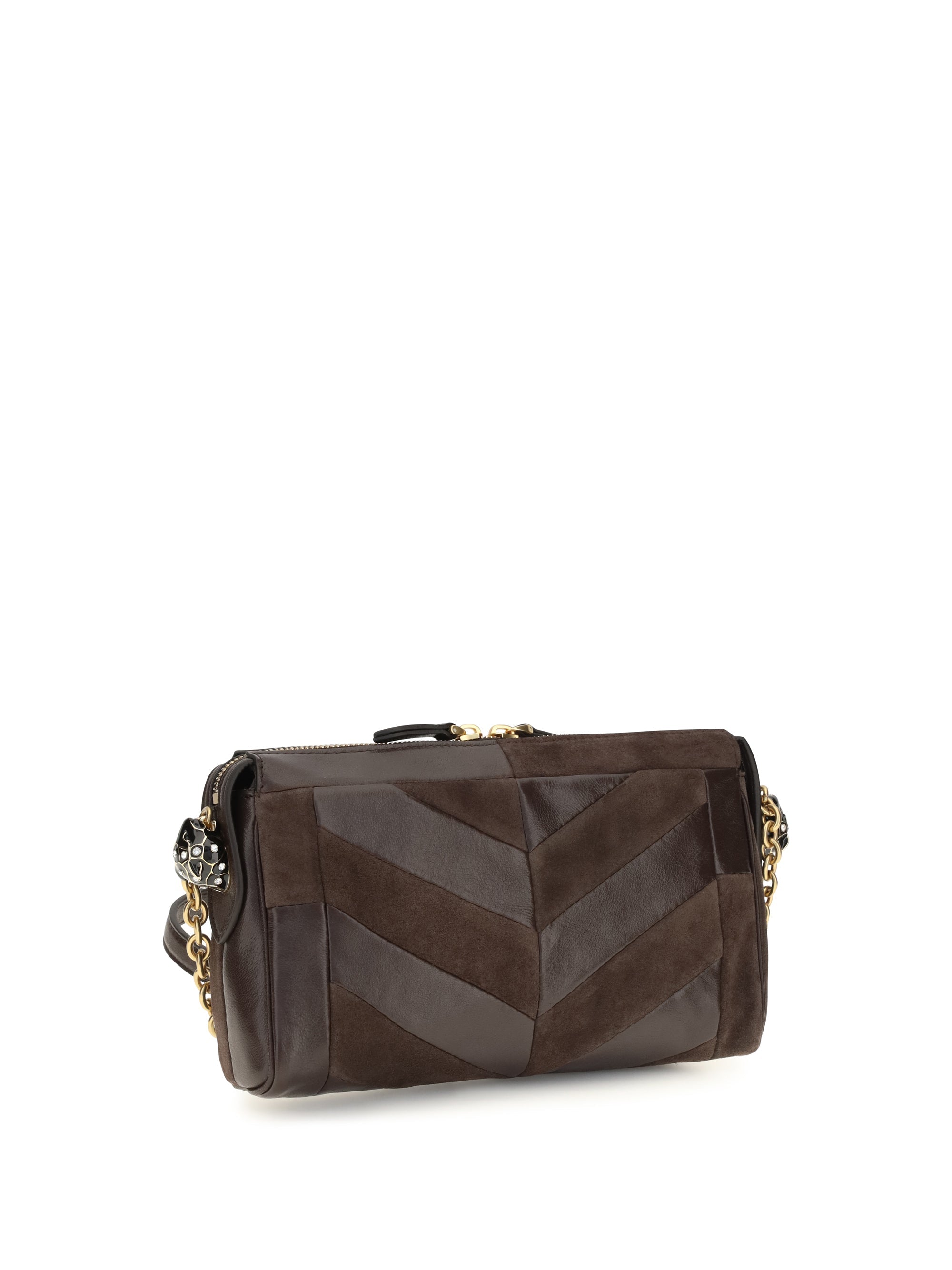 Valentino Garavani Women Panthea Shoulder Bag Chevron Pattern