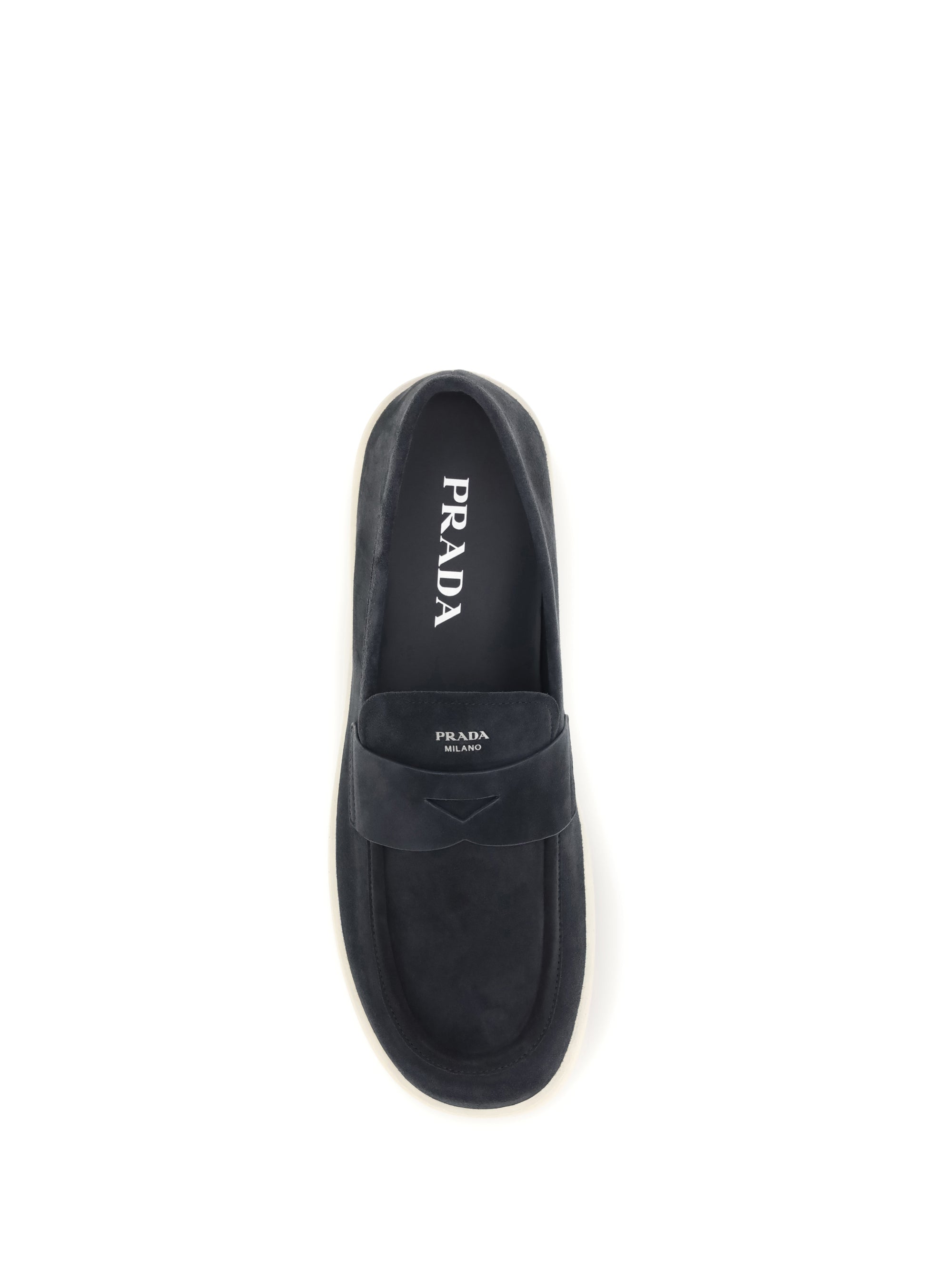 Prada Men Suede Loafers