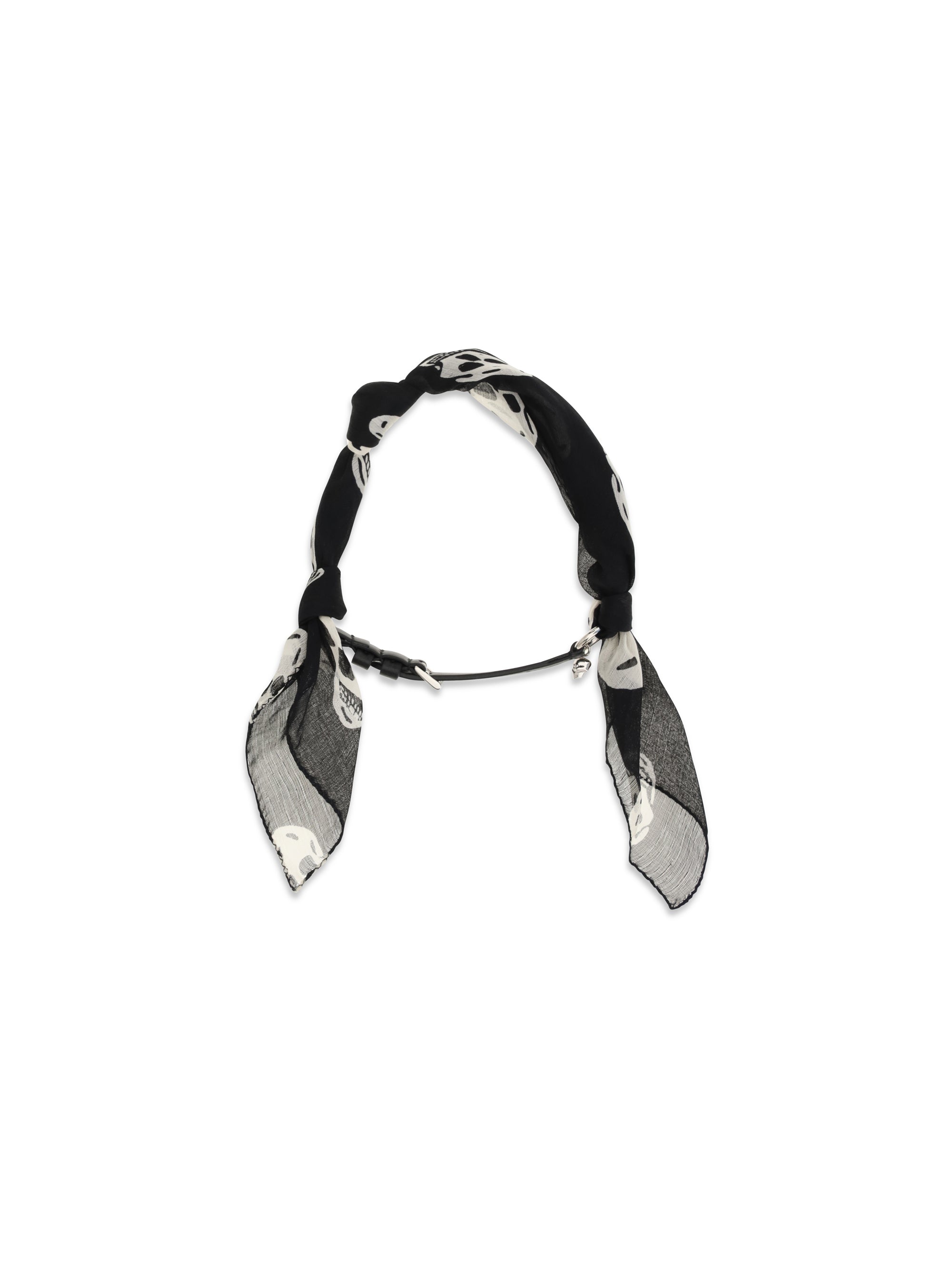 Alexander Mcqueen Women Double-Wrap Skull Scarf Bracelet
