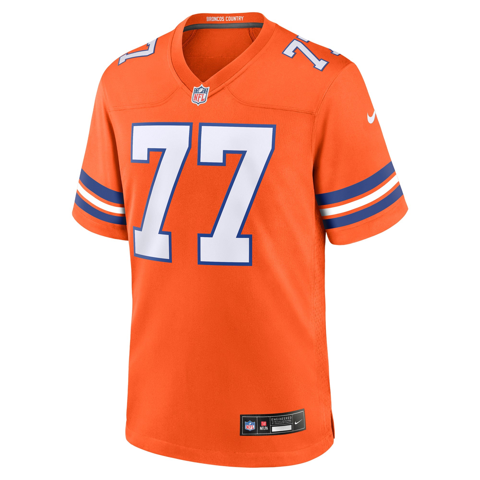 Denver Broncos Quinn Meinerz Orange Alternate Game Jersey