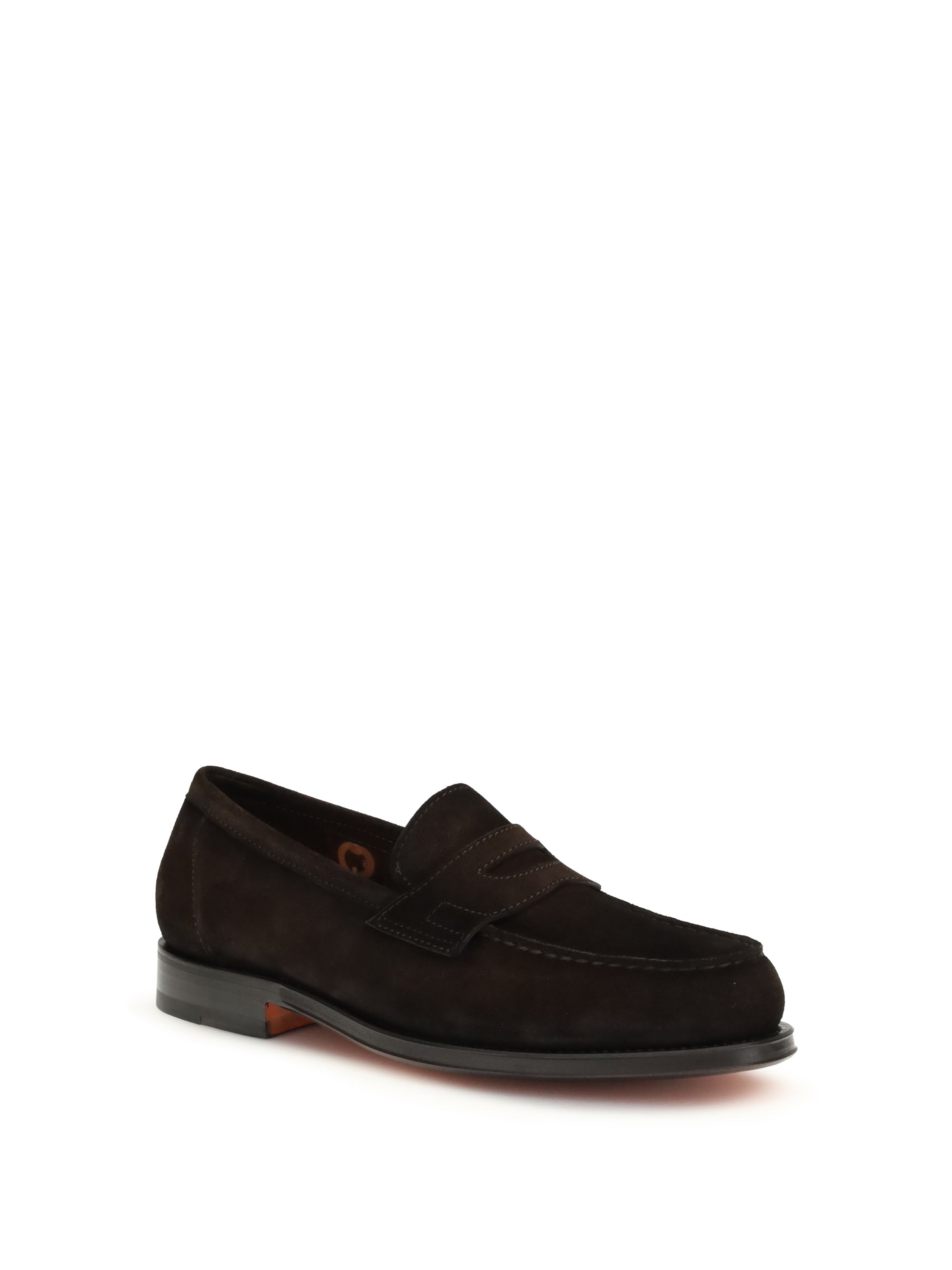 Santoni Men Suede Loafer