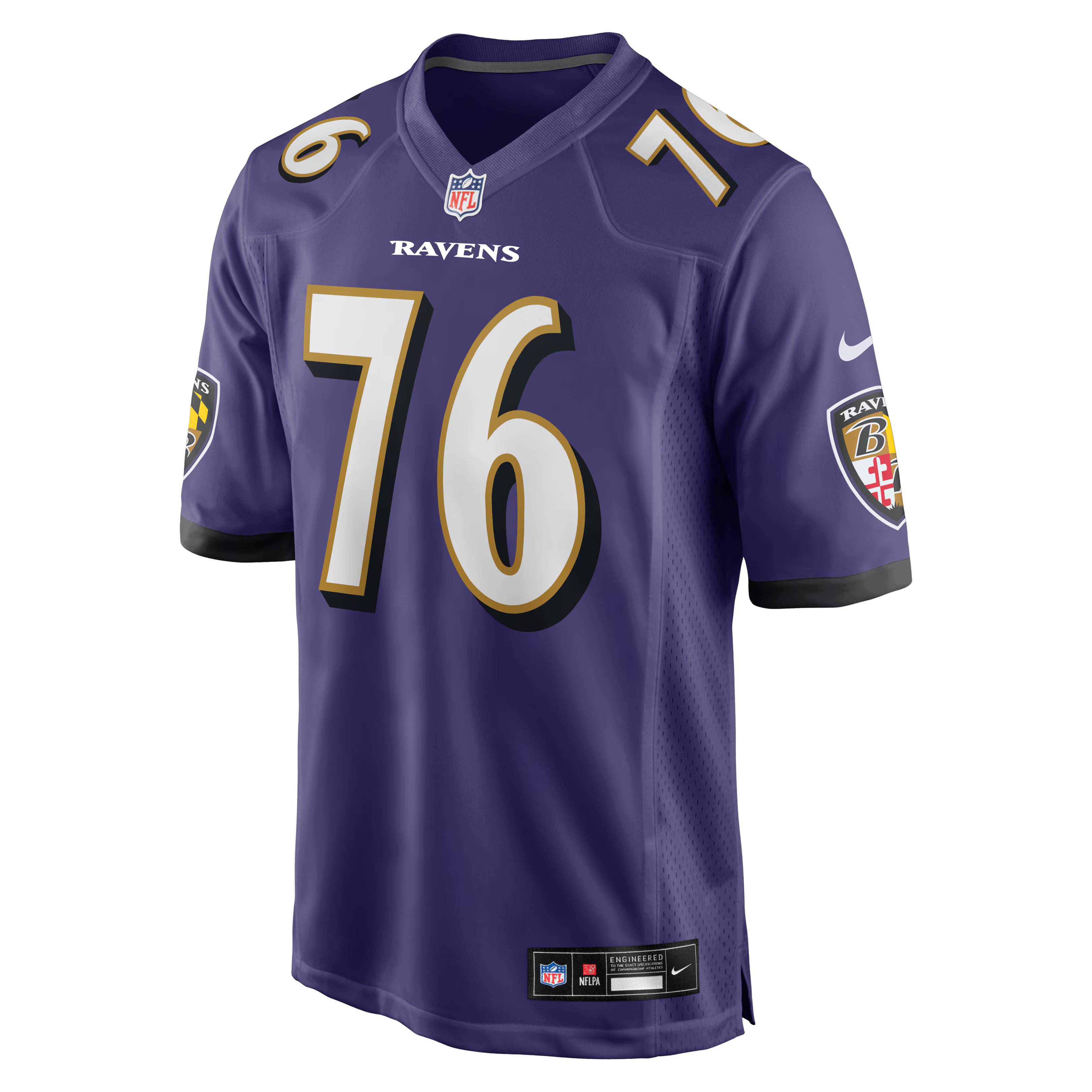 Baltimore Ravens Kenyon Green Purple Team Game Jersey