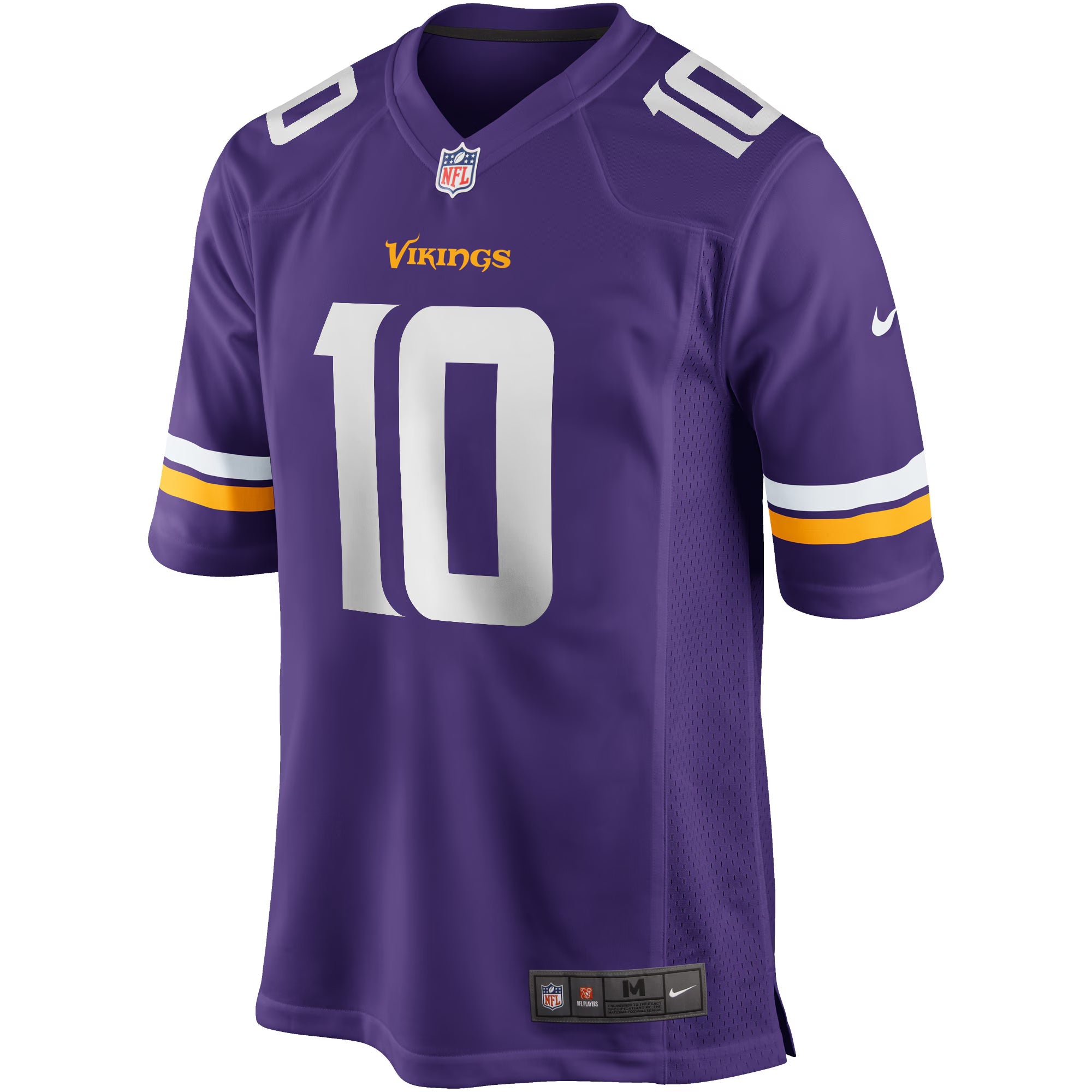 Minnesota Vikings Fran Tarkenton Purple Game Retired Player Jersey